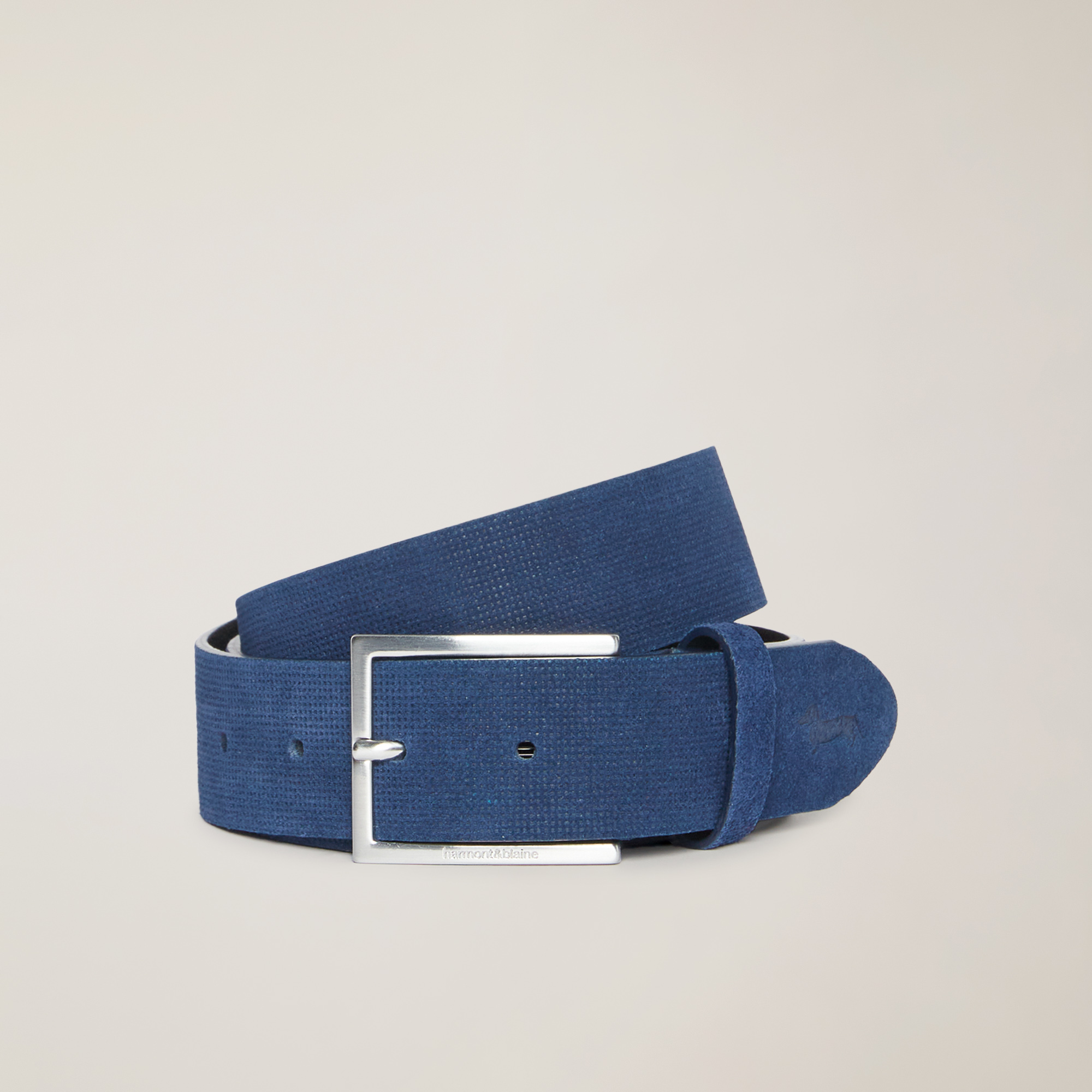 Cintura In Pelle, Blu, large image number 0