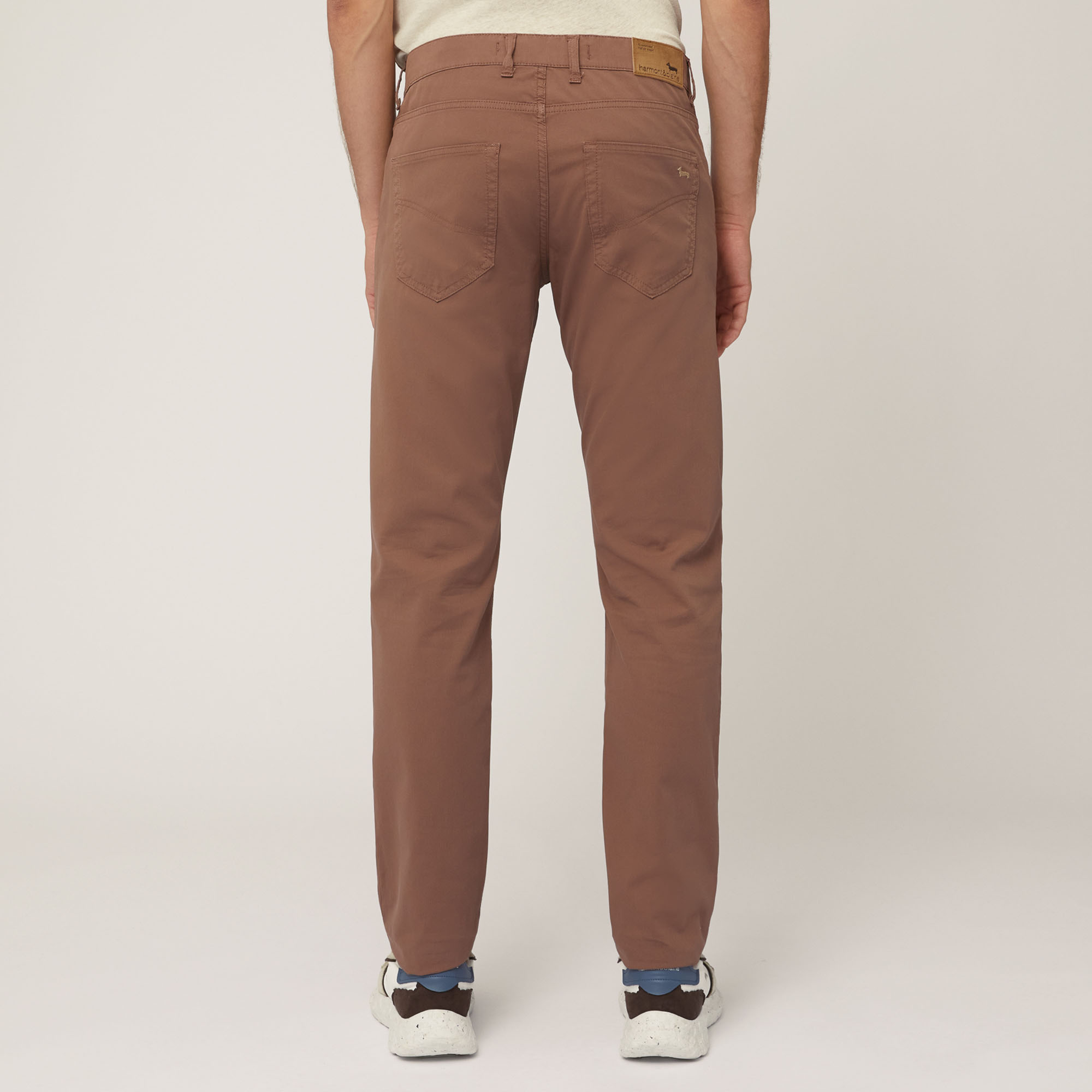 Pantaloni Cinque Tasche Narrow, Marrone, large image number 1