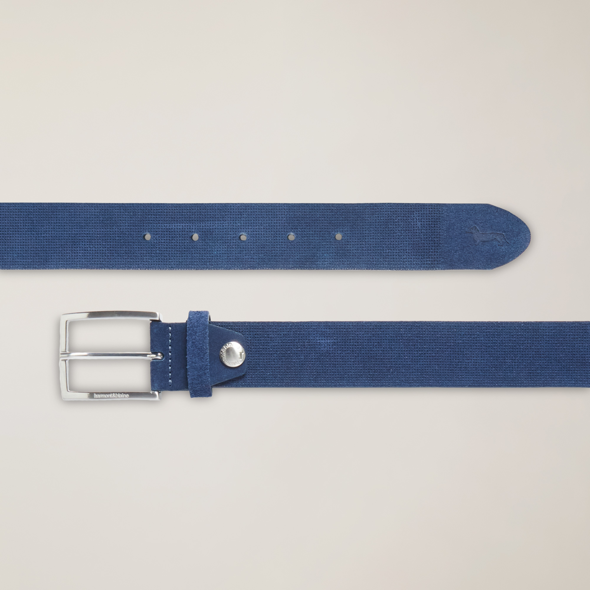 Cintura In Pelle, Blu, large image number 1