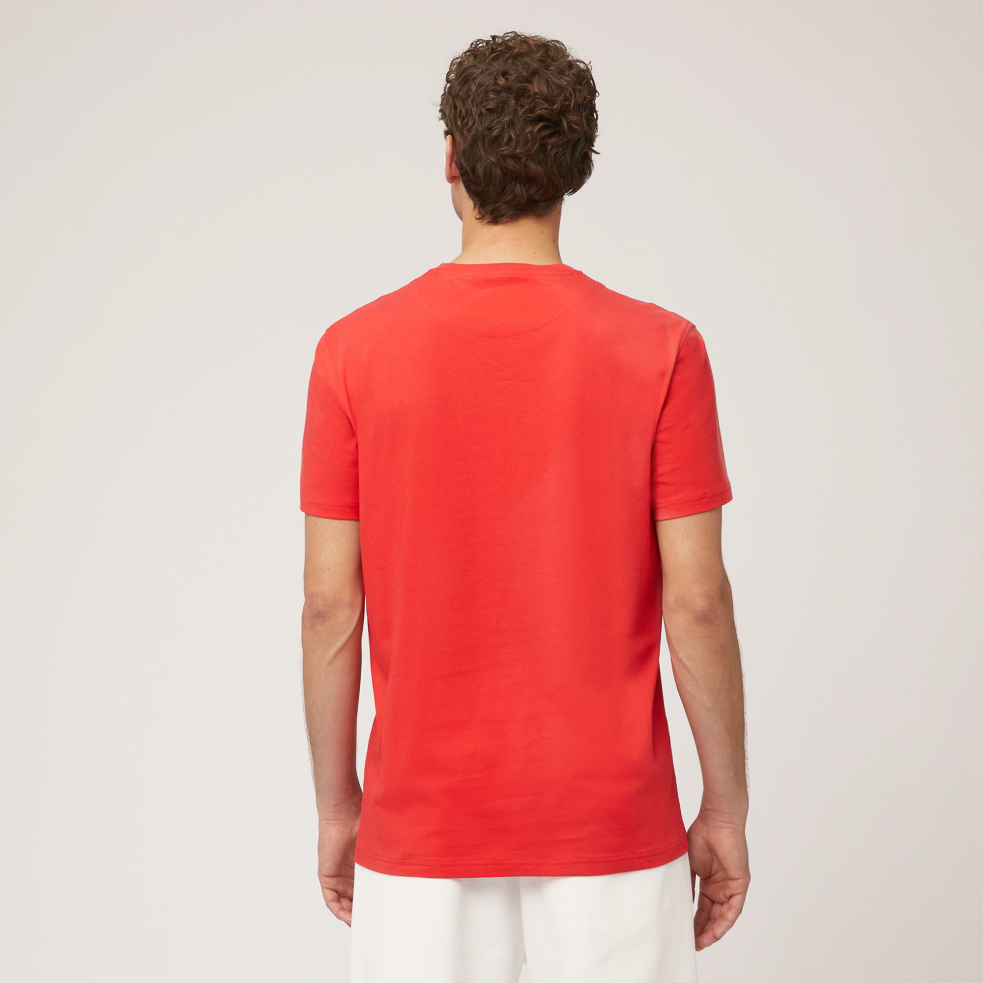 T-Shirt Con Taschino, Rosso Chiaro, large image number 1
