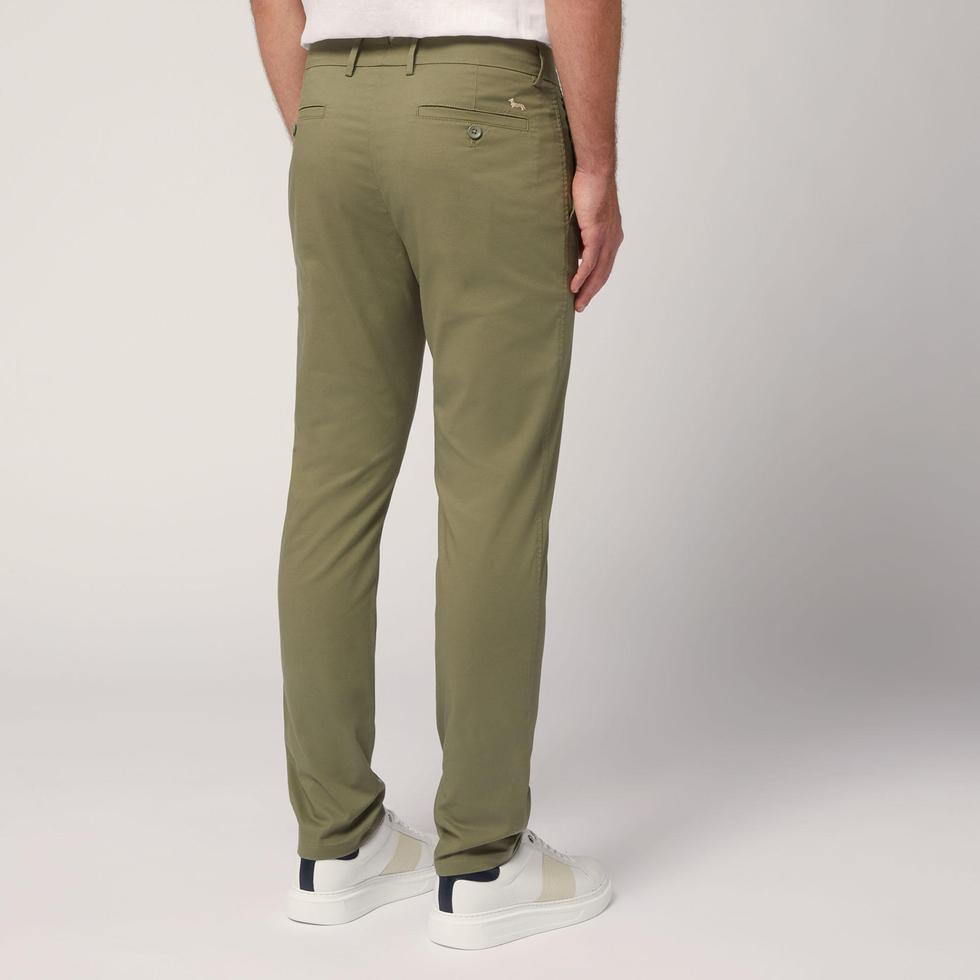 Pantaloni Chino Narrow Fit, Verde, large image number 1