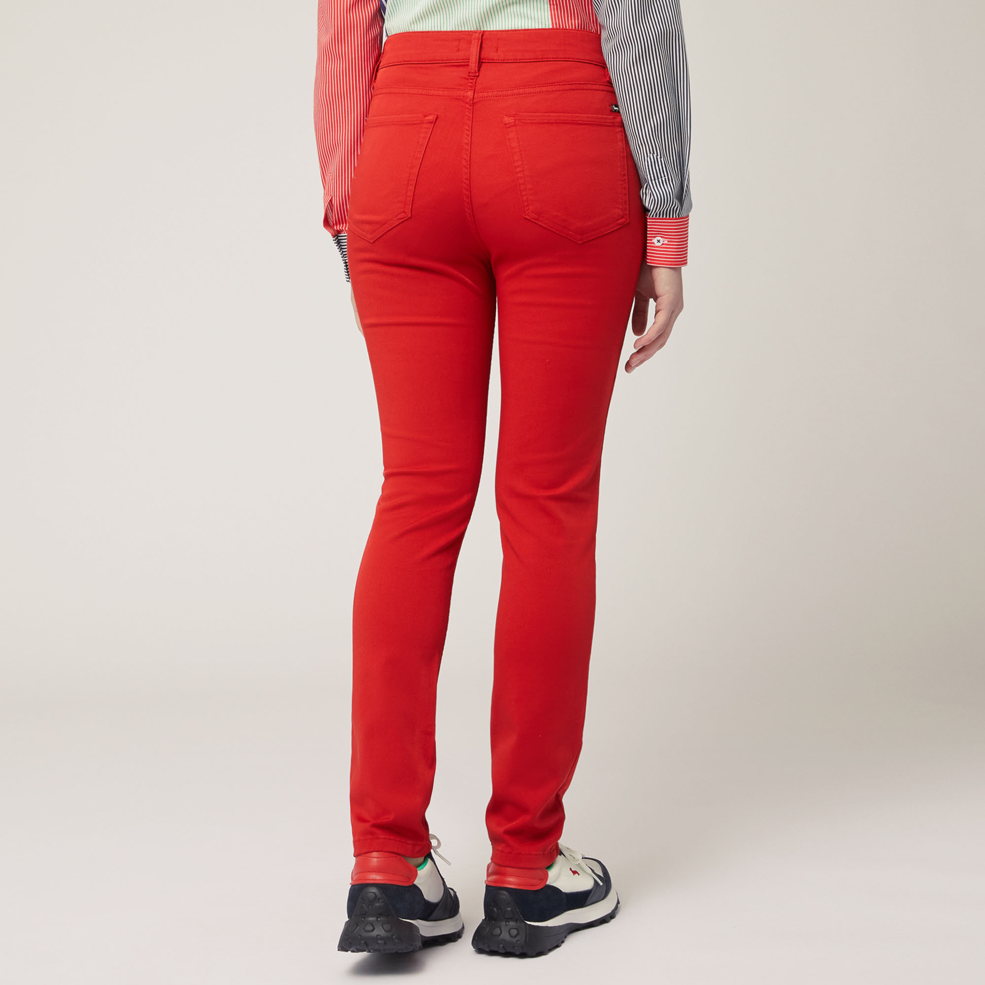 Pantaloni Slim Fit, Rosso Chiaro, large image number 1