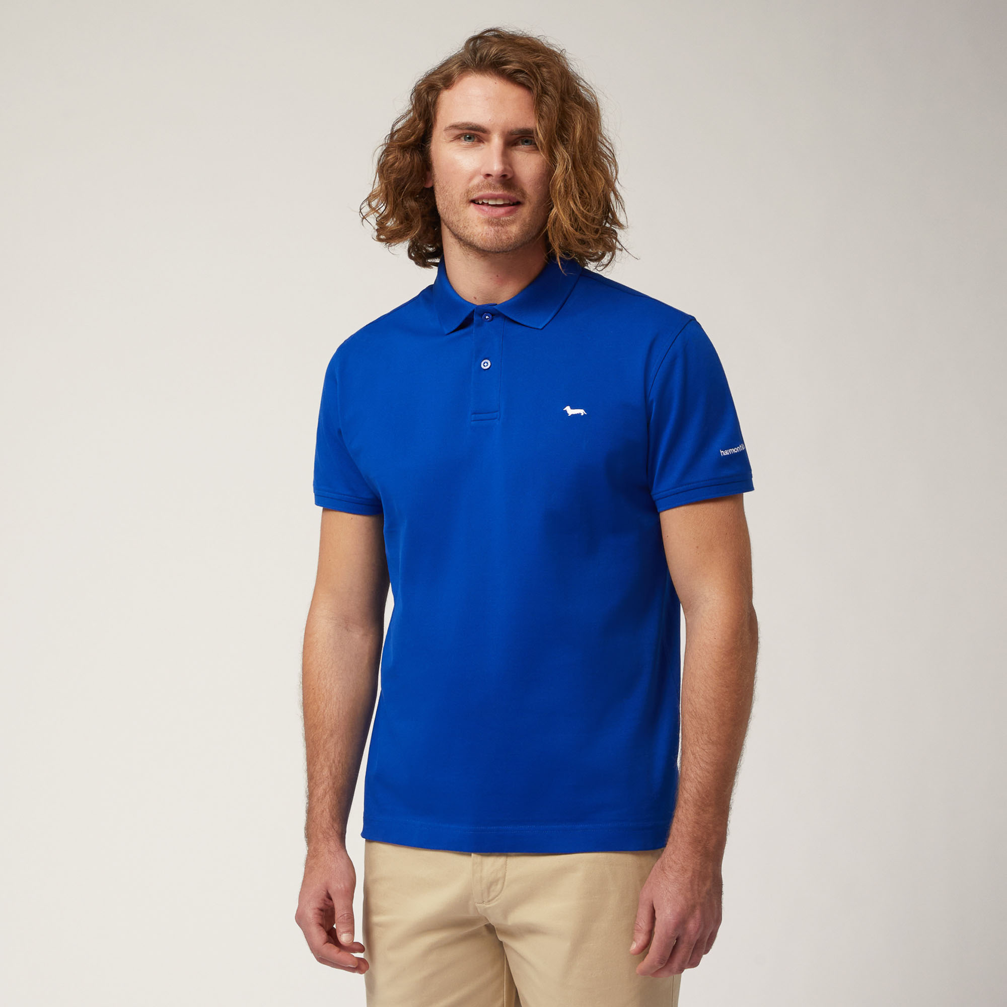 Polo Con Lettering E Logo, Ortensia, large image number 0