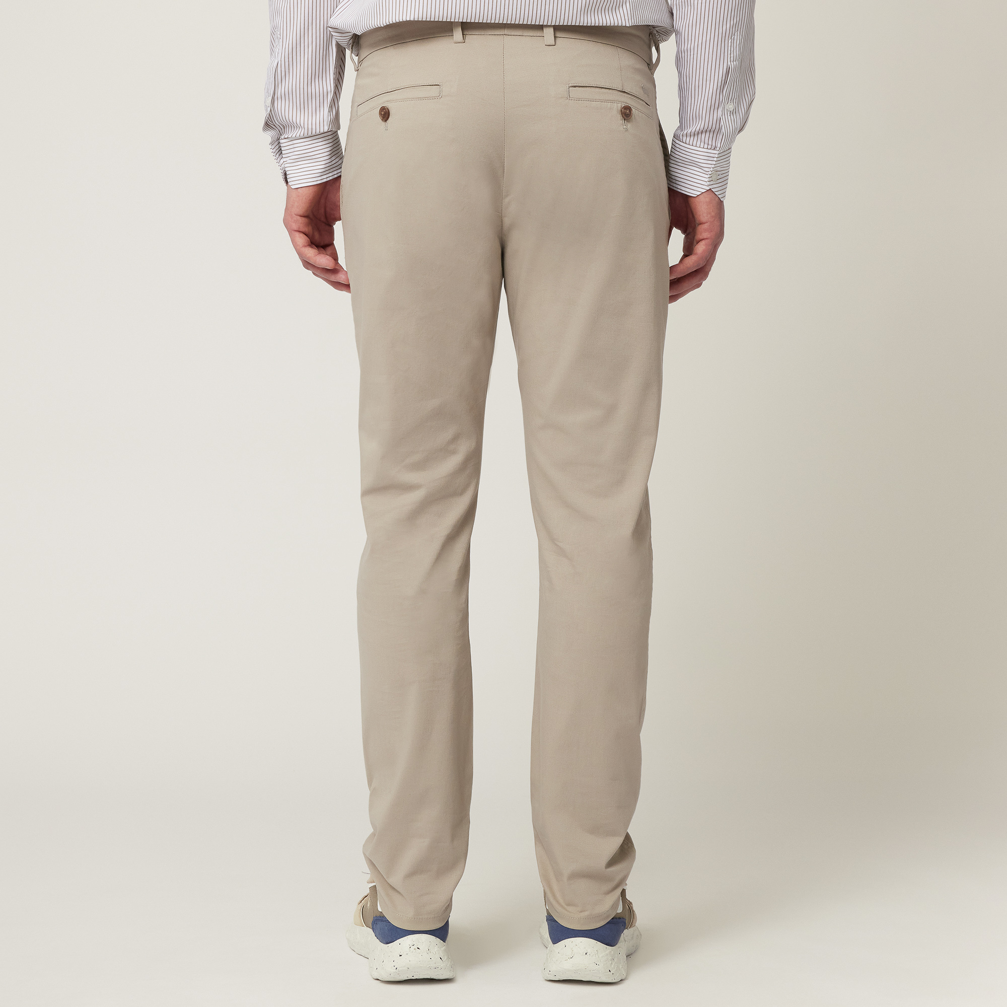 Narrow Fit Chino Pants, Sand, large image number 1