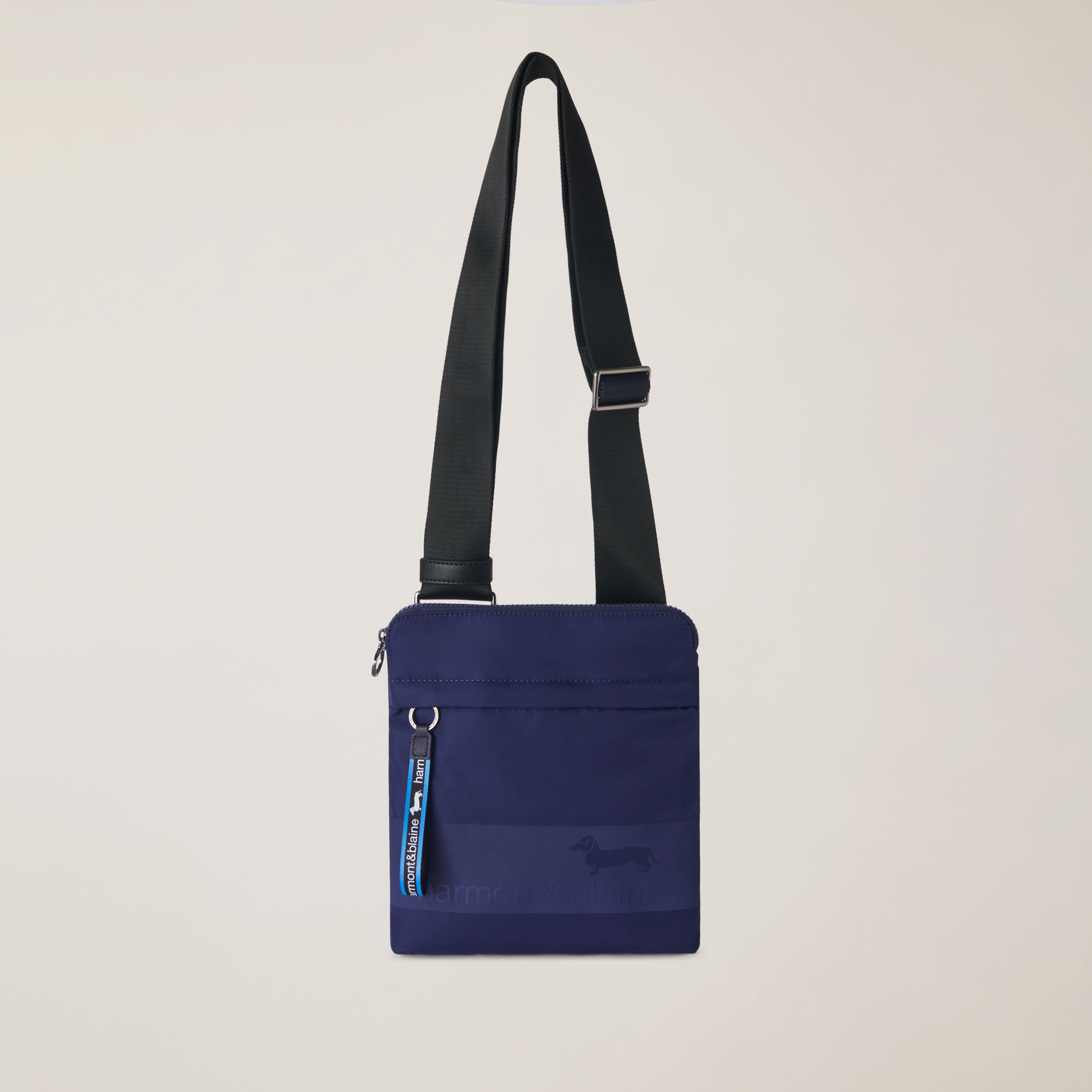 Crossbody Bag With Logo, Blue, large image number 0