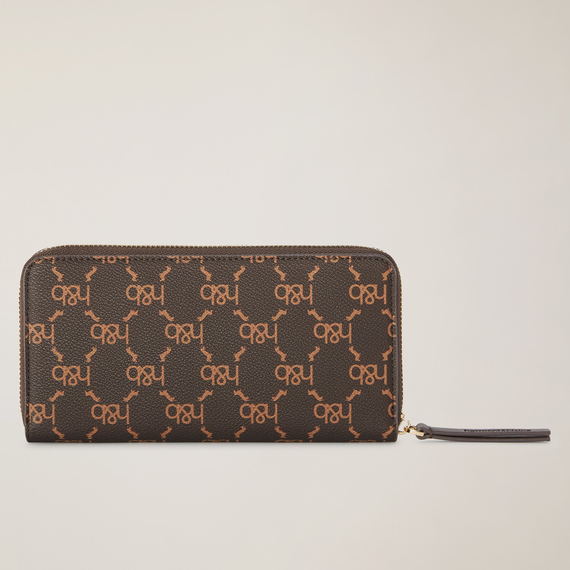 All-Over Monogram Wallet, Brown , large image number 1