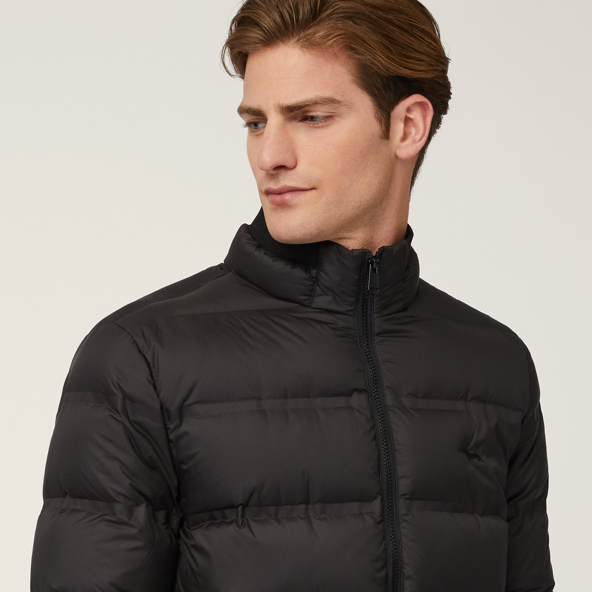 Padded Bomber Jacket, Nero, large image number 2