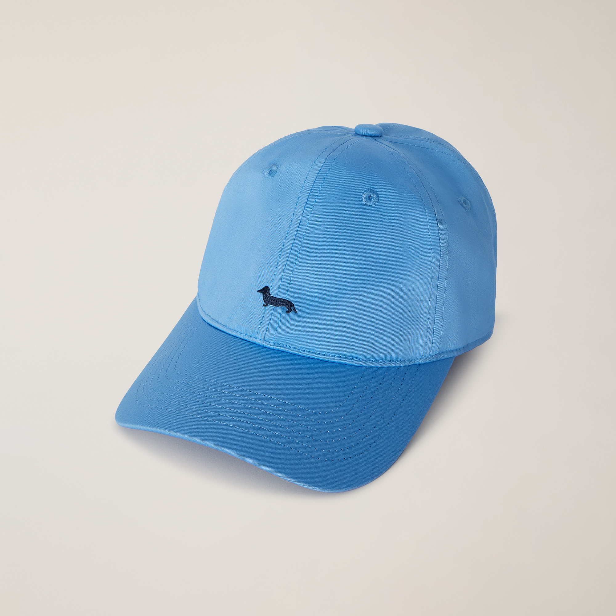 Baseball Cap with Dachshund, Light Blue, large image number 0