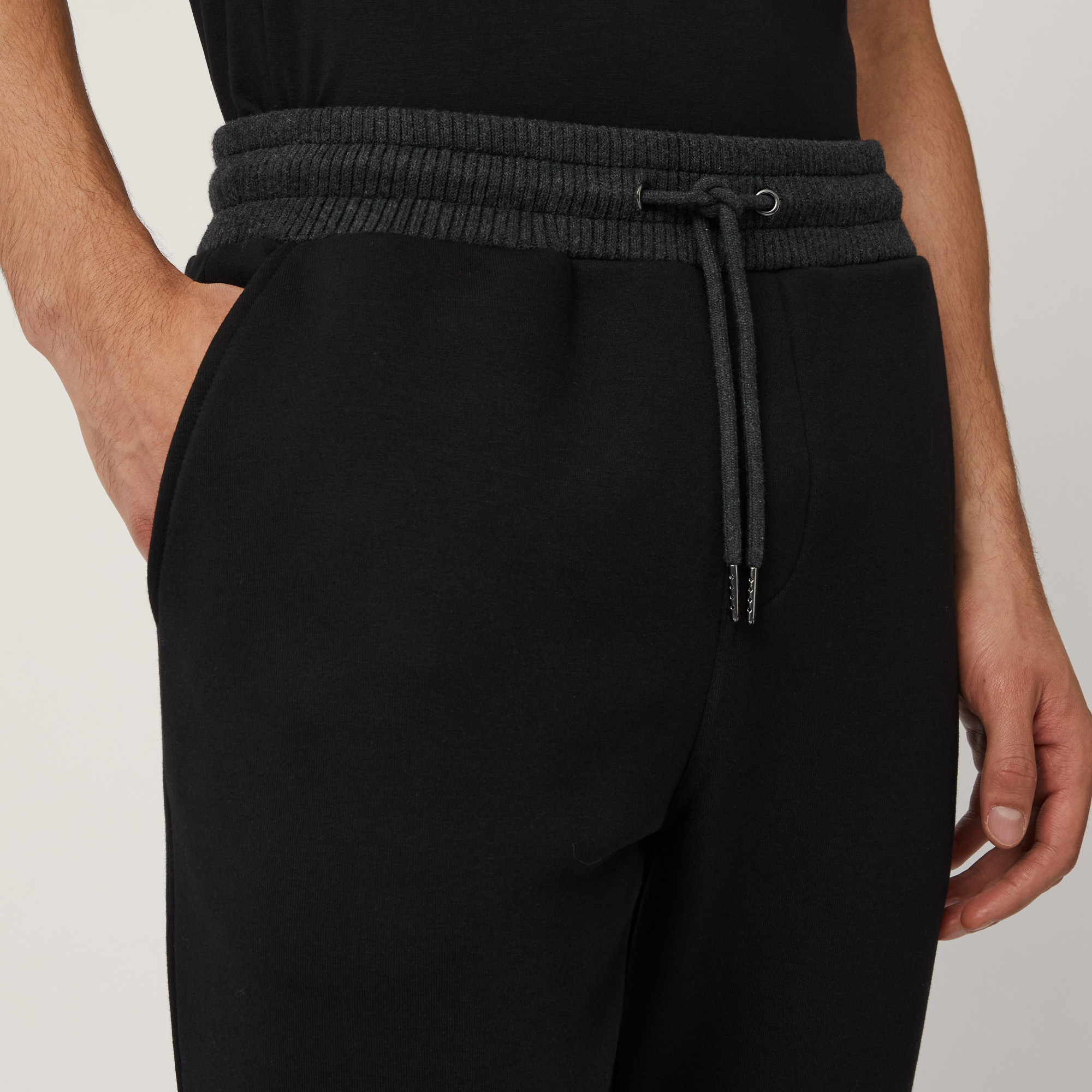 Pants with Drawstring, Black , large image number 2