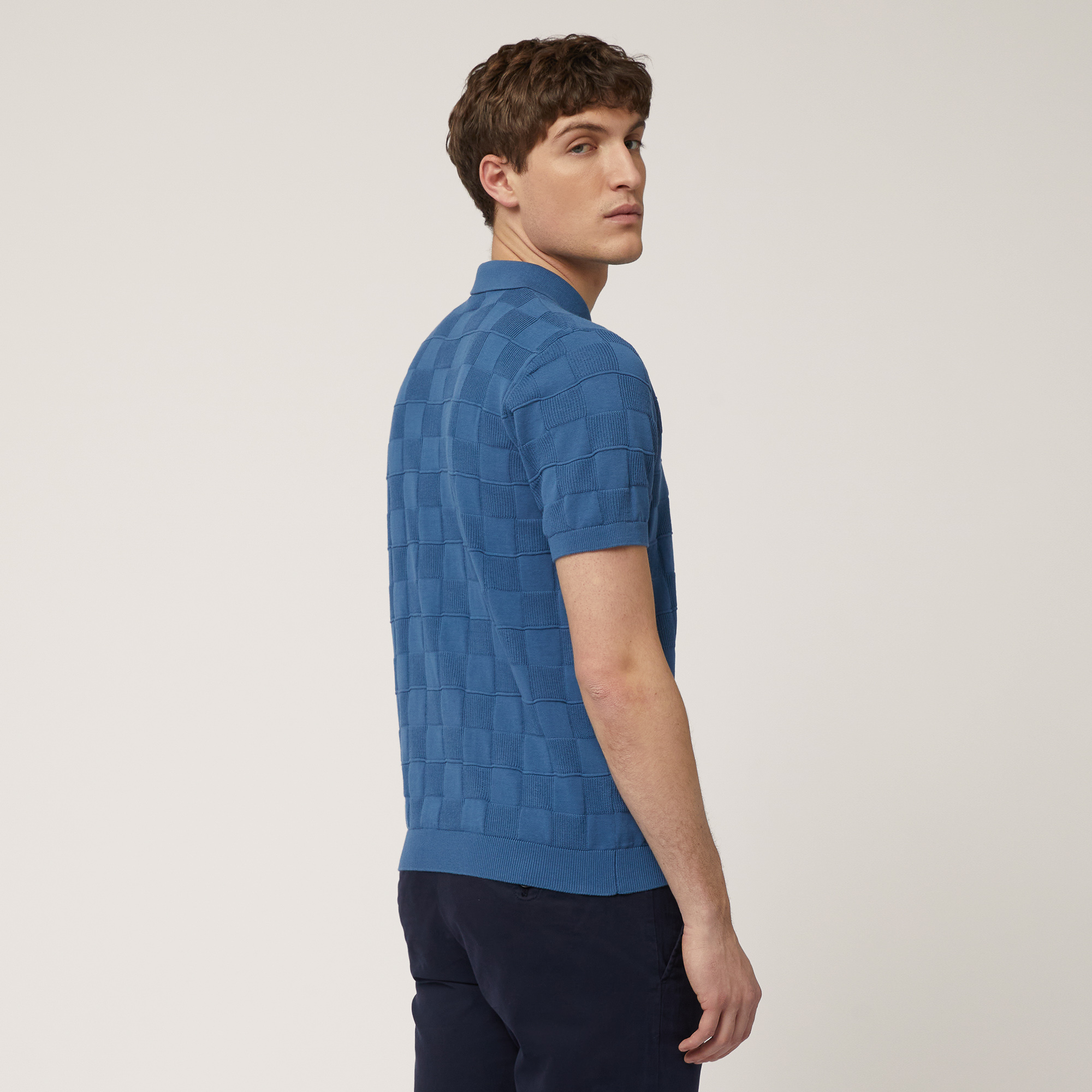 Cotton Crepe Polo