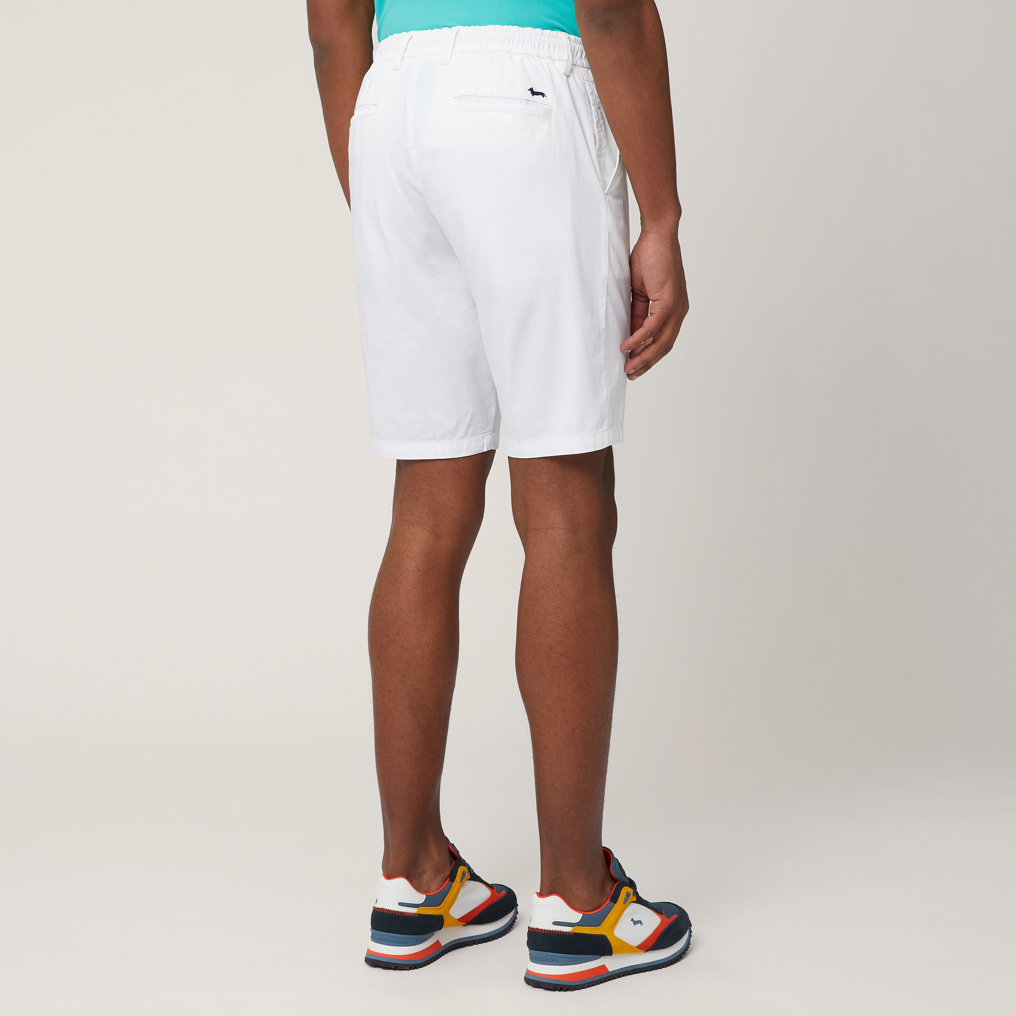 Cotton Bermuda Shorts with Drawstring