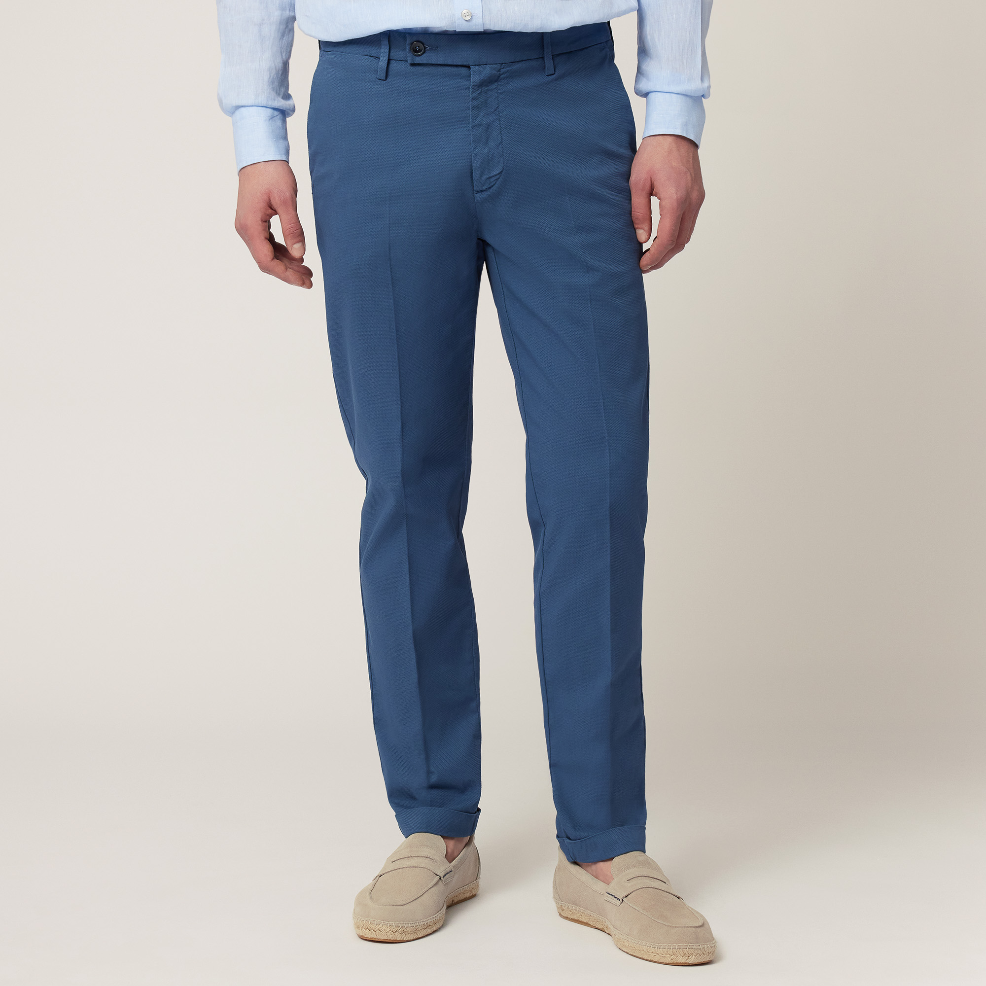 Pantalón chino de corte de-stressed