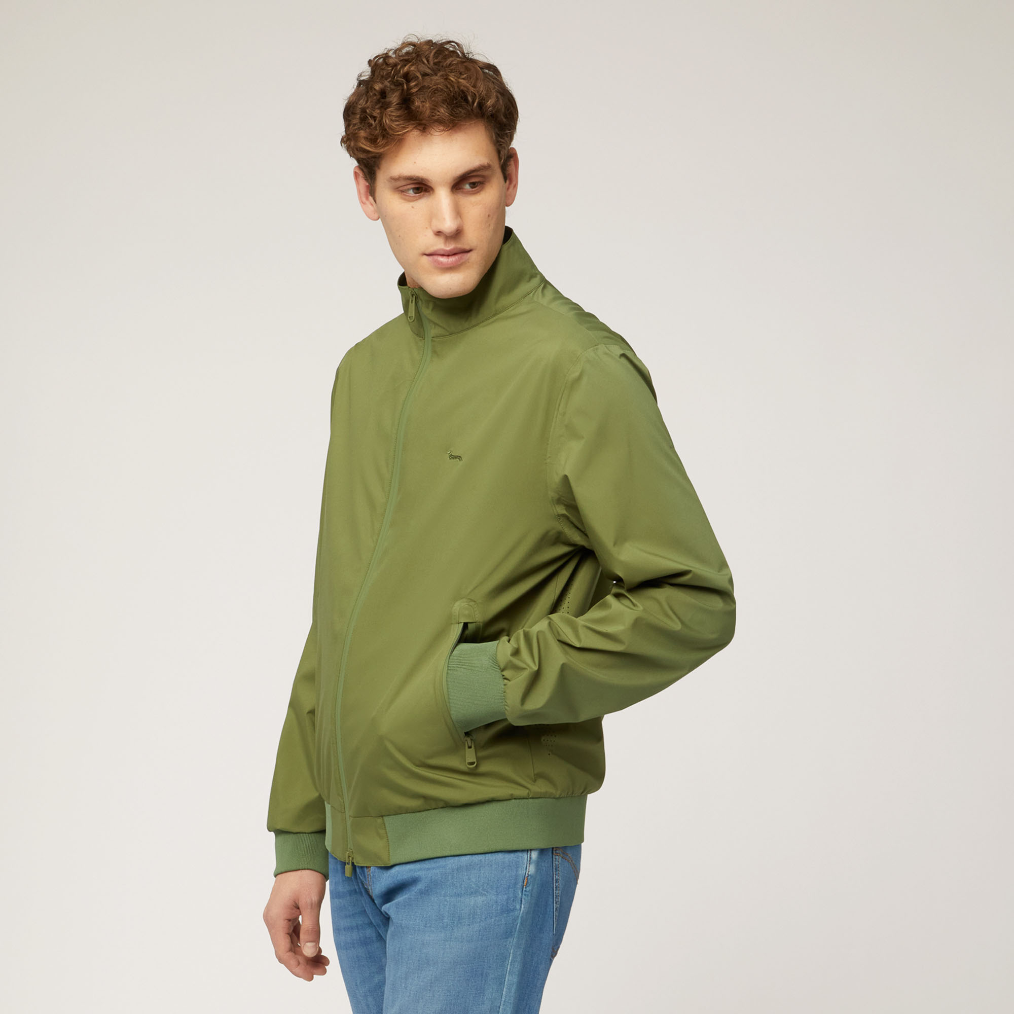Giubbotto In Softshell, Verde, large image number 0