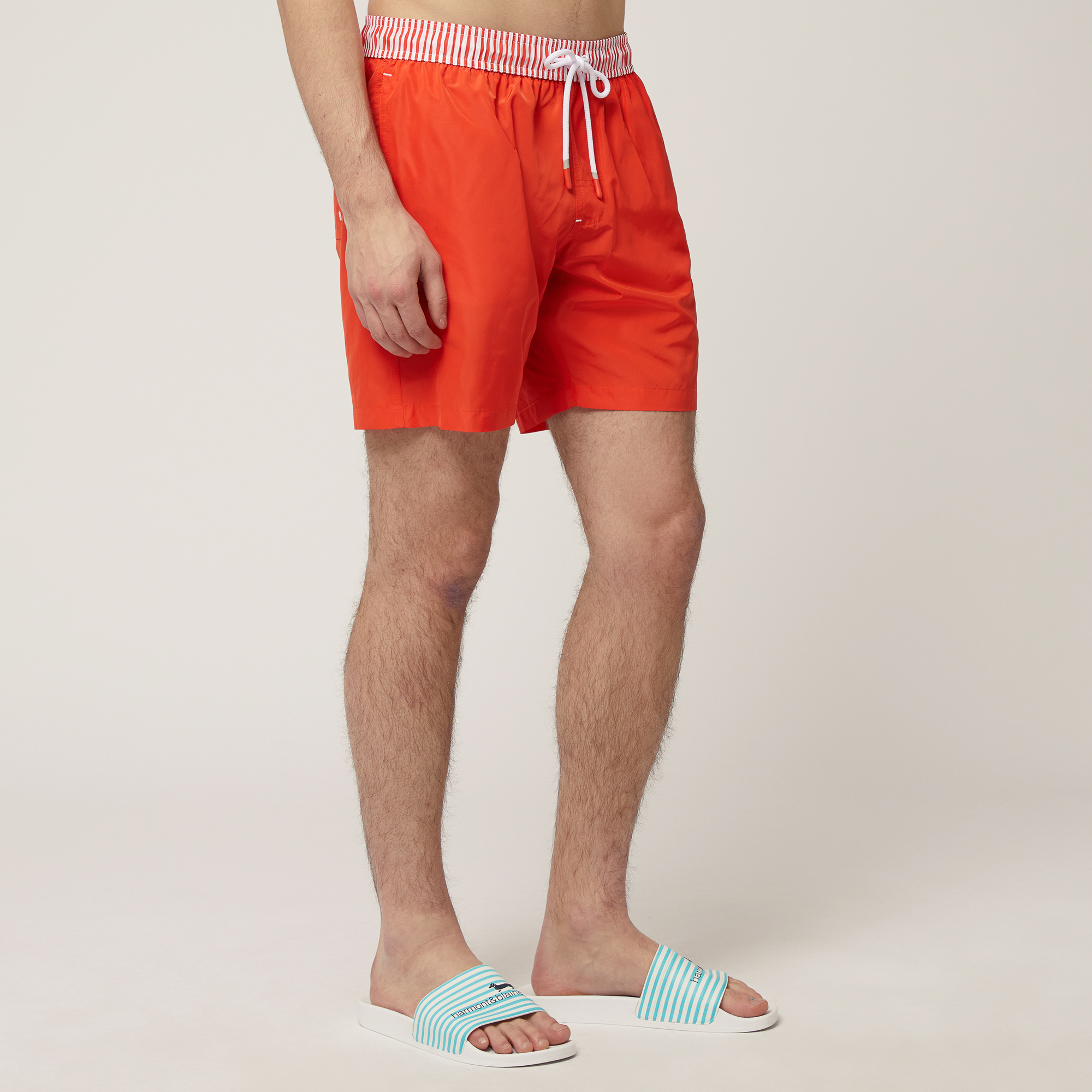 Sorbet Swim Trunks, Orange, large