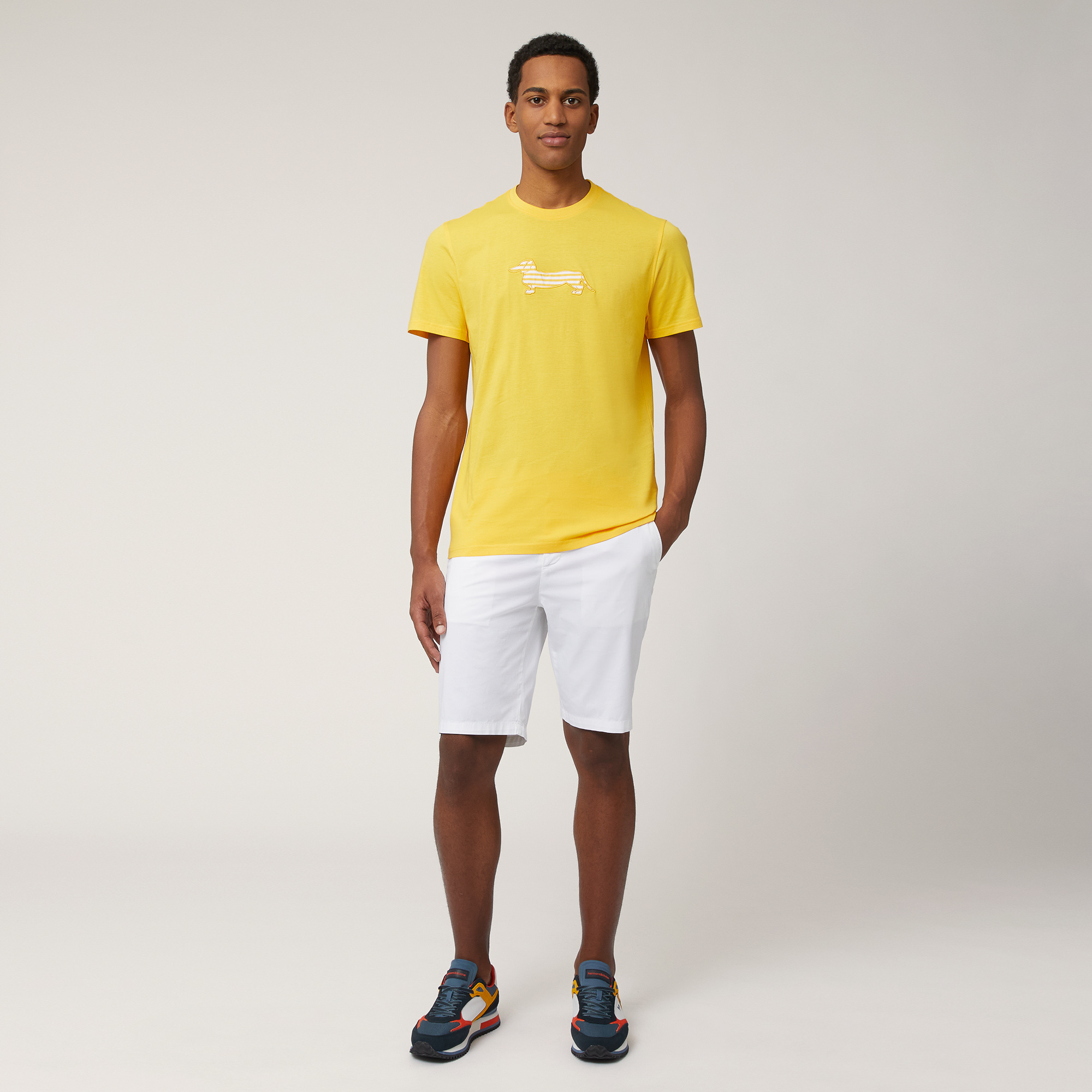 Sorbet T-Shirt with Dachshund, Canary Yellow, large image number 3