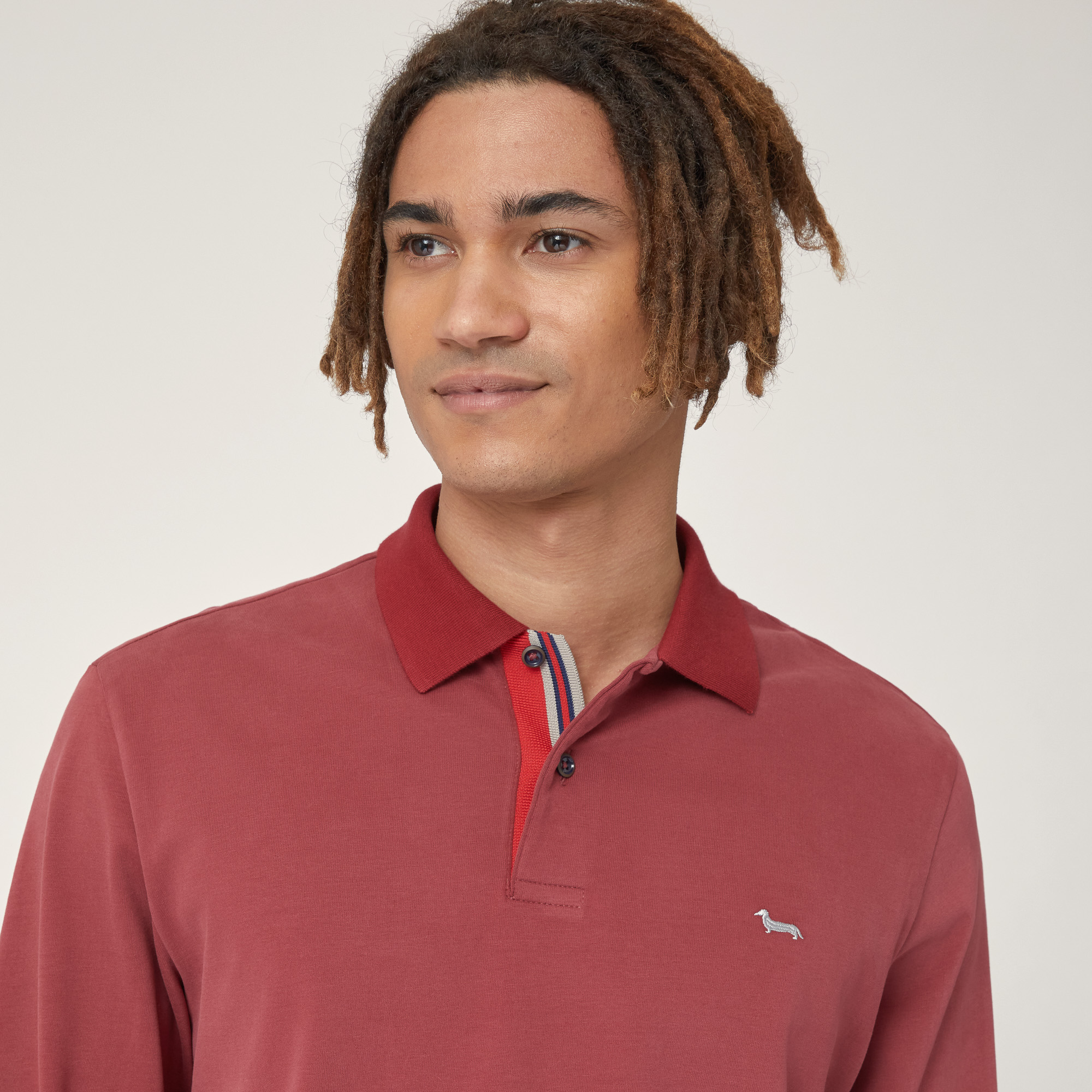 Polo with Printed Detail, Red , large image number 2