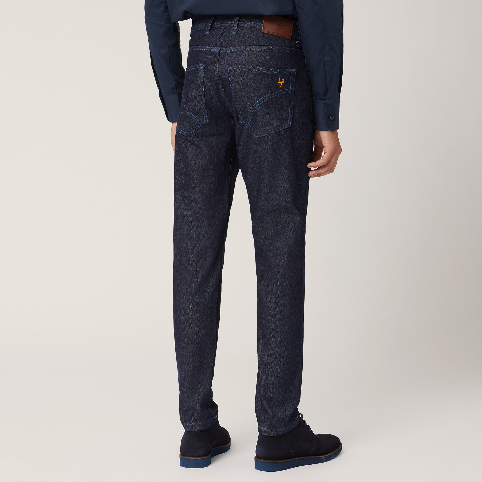 Pantaloni Slim In Denim