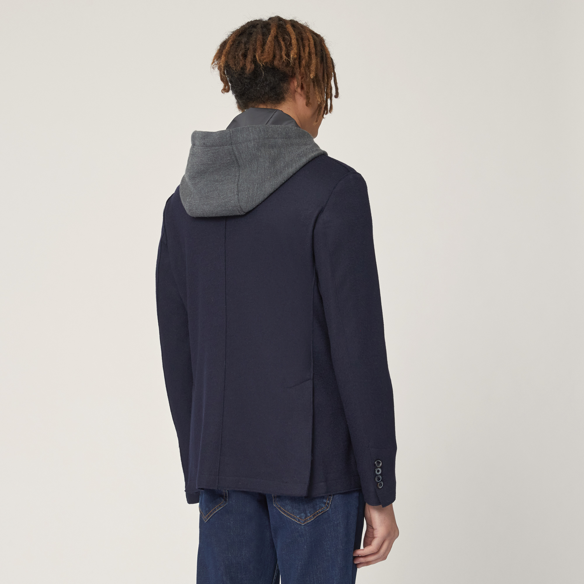 Wool Jacket with Bib