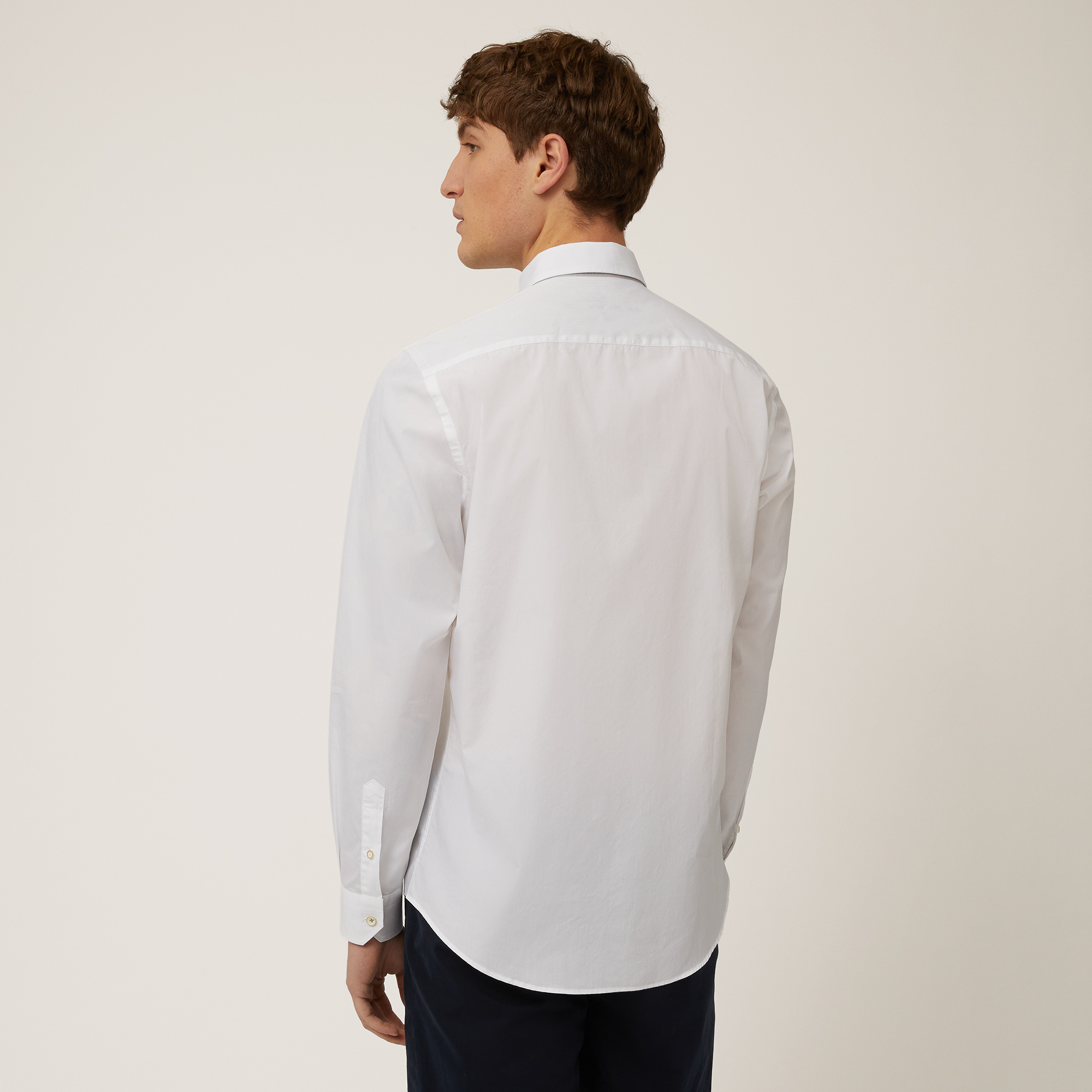 Narrow Shirt with Breast Pocket