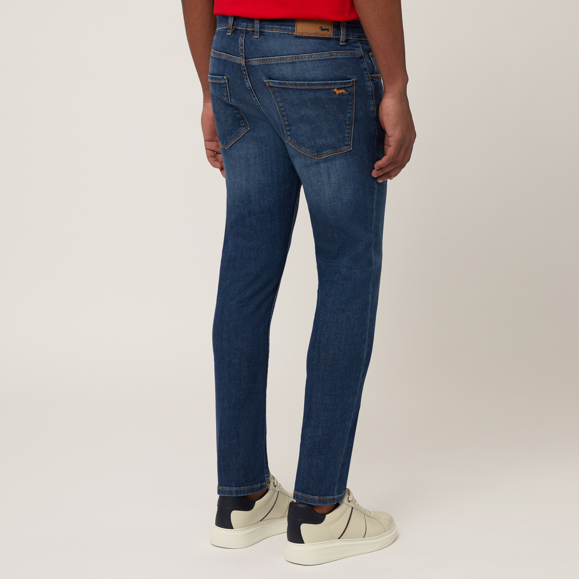 Slim Five-Pocket Jeans, Denim Blue, large image number 1