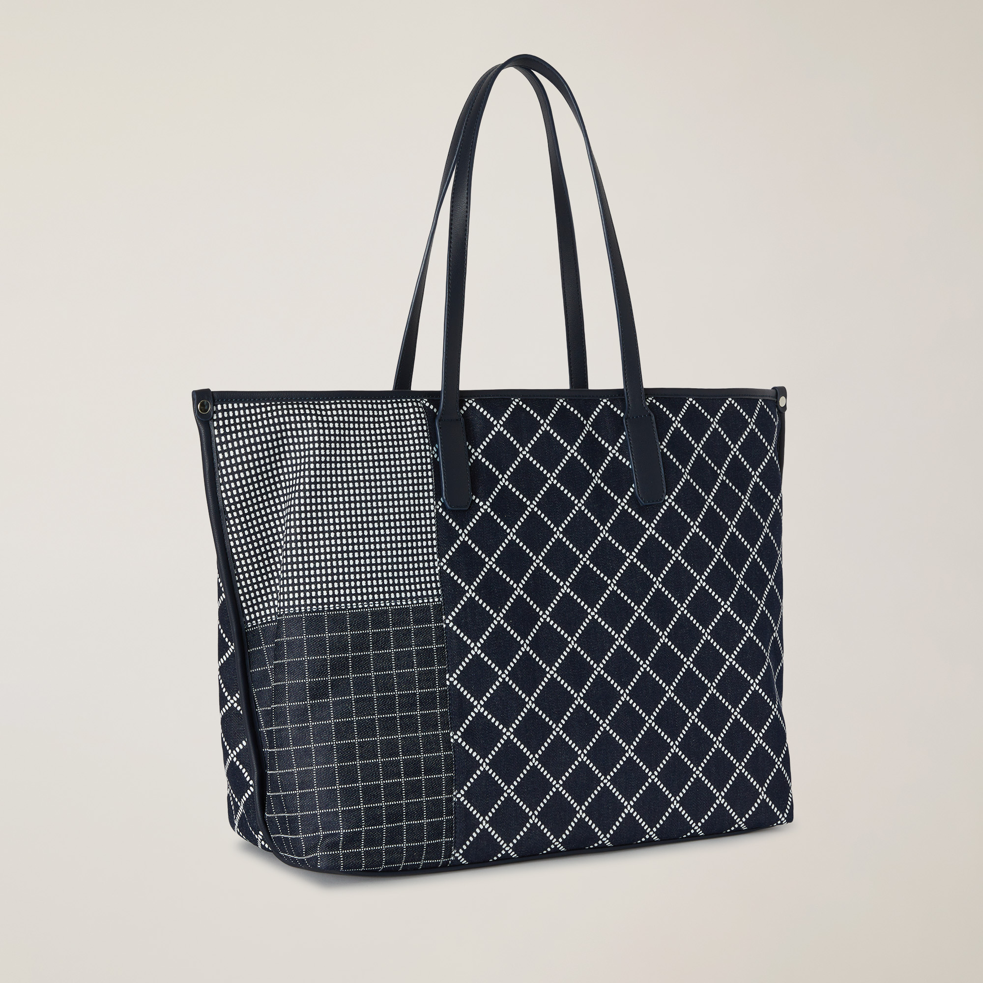 Blaine Indigo Shopper Bag