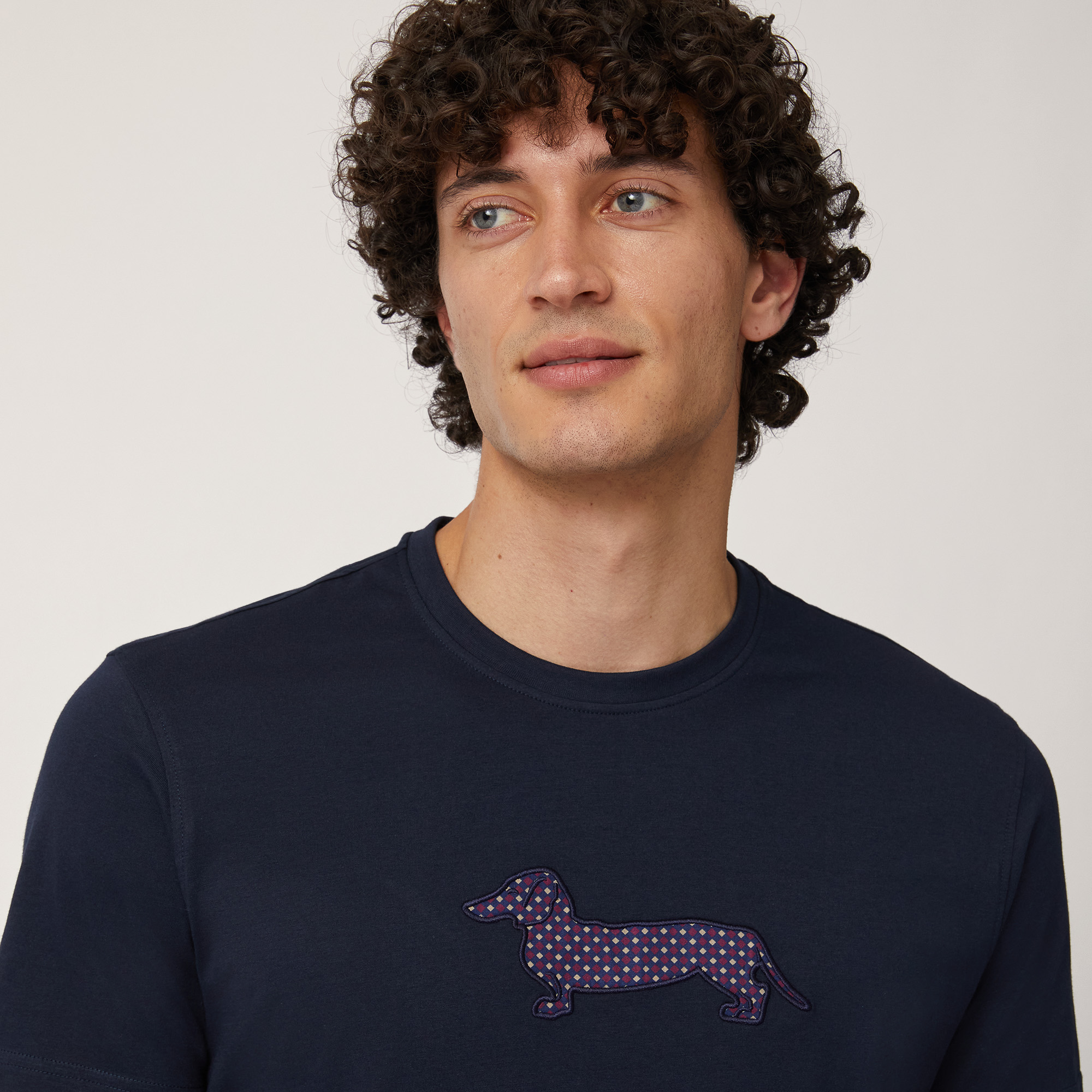 T-Shirt with Laser-Cut Dachshund, , large image number 2