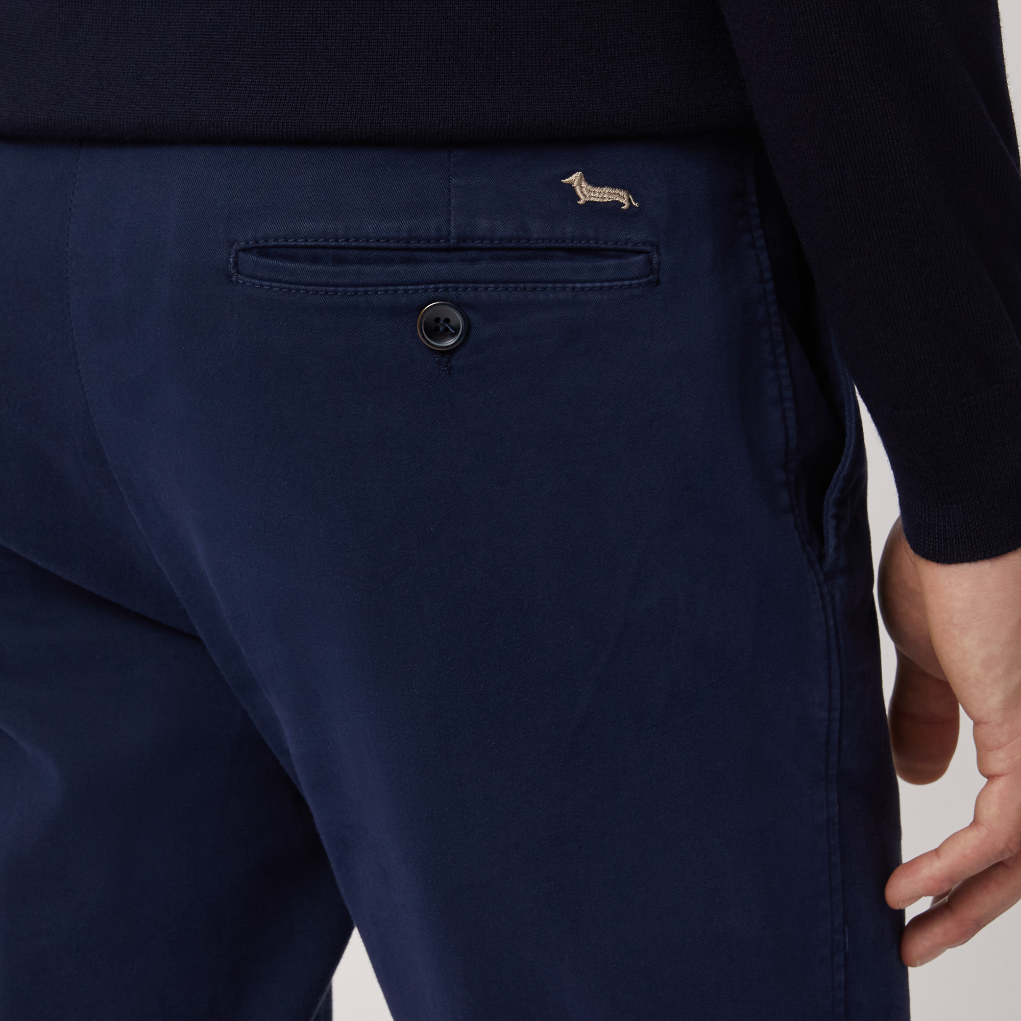 Pantalone Chino Narrow Fit, Blu, large image number 2