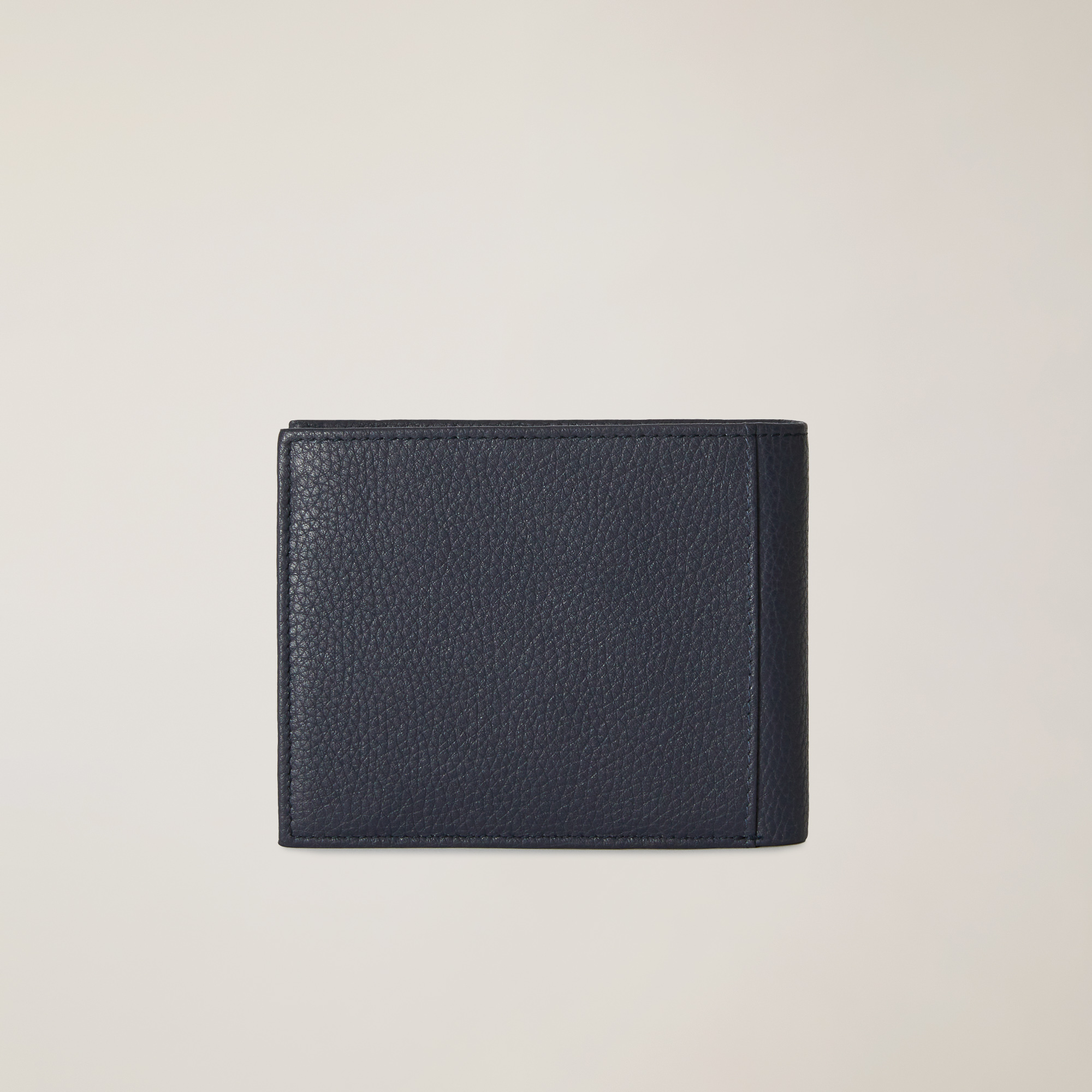 Portafoglio Bifold Logo, Blu, large image number 1