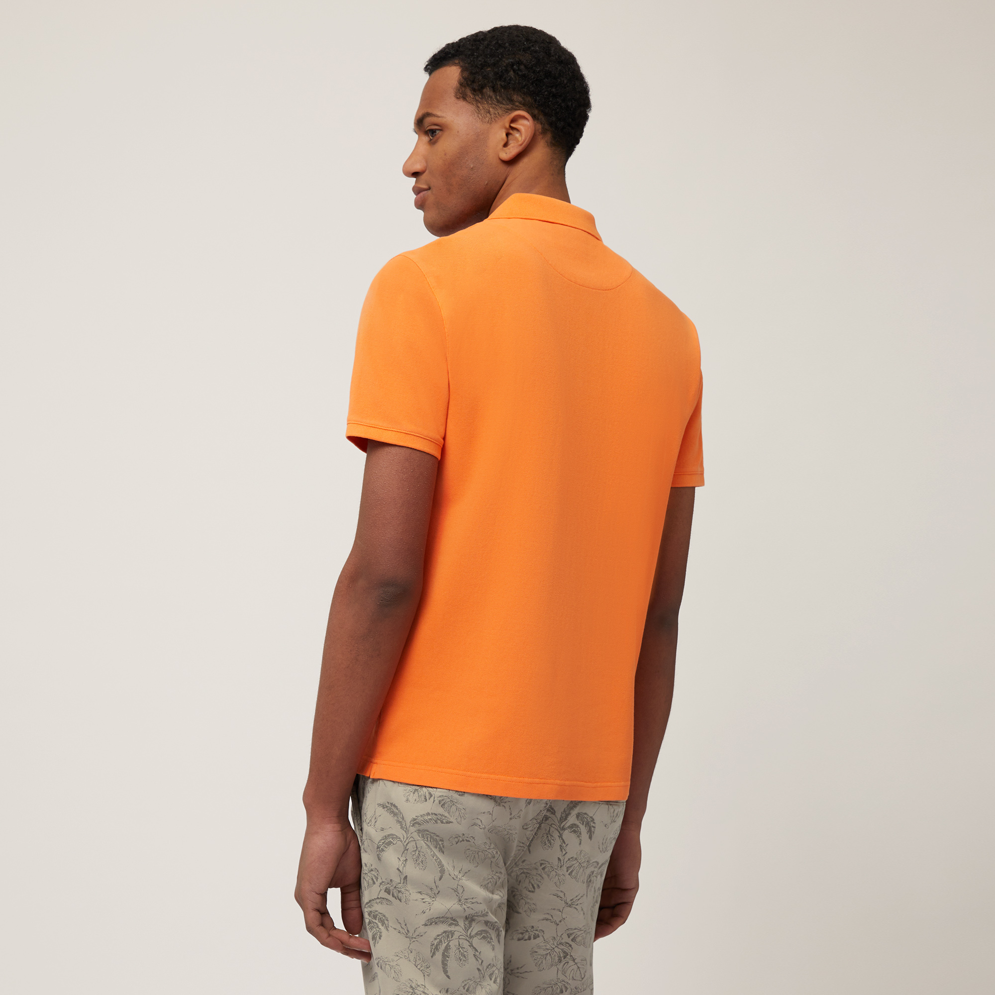 Cotton Regular Polo, Orange, large image number 1