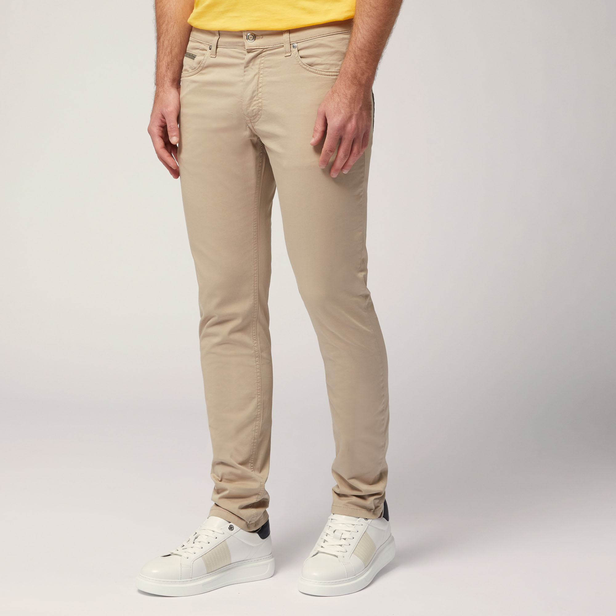 Pants with Inserts, Beige, large image number 0