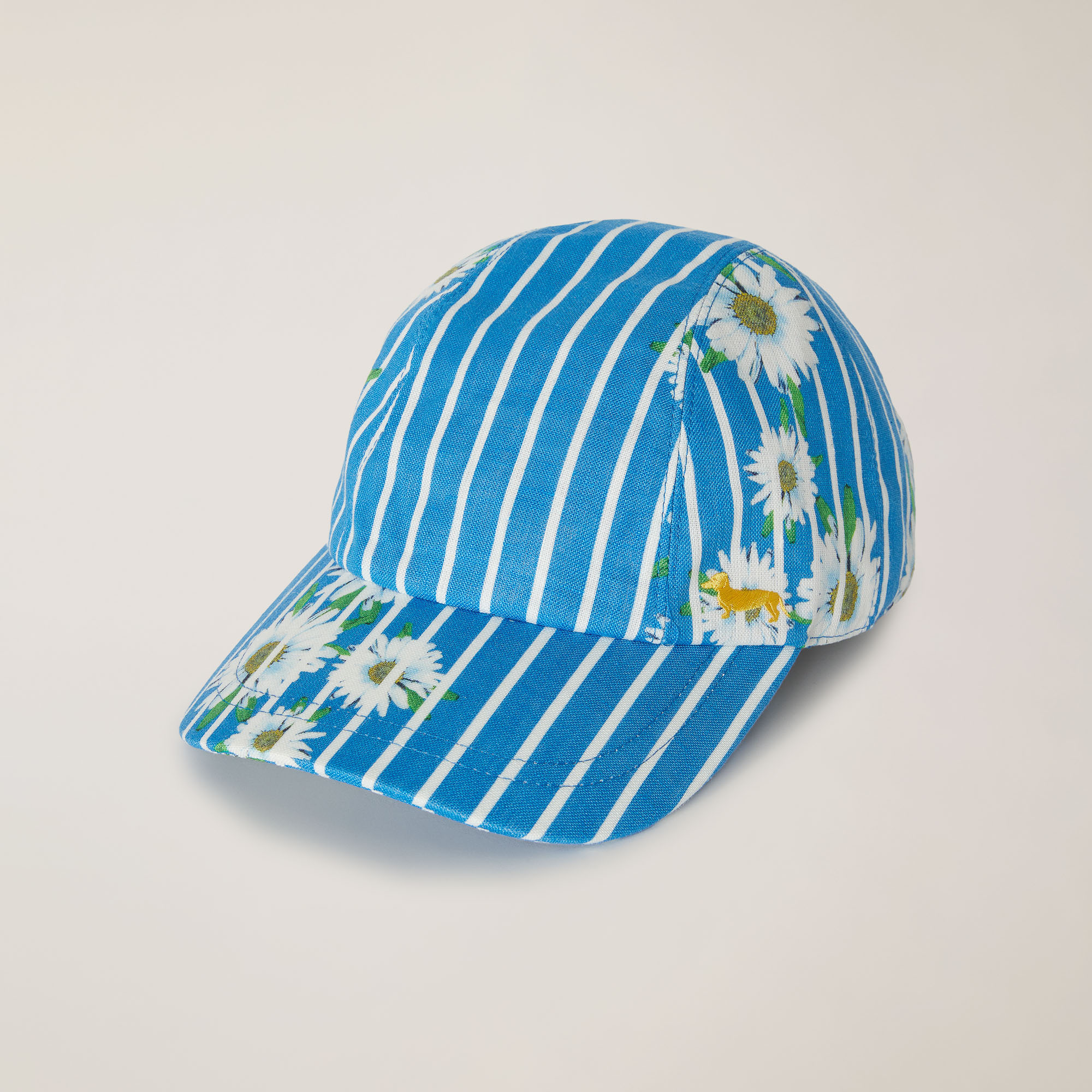 Cappello Baseball Stampa Mare, Azzurro, large image number 0