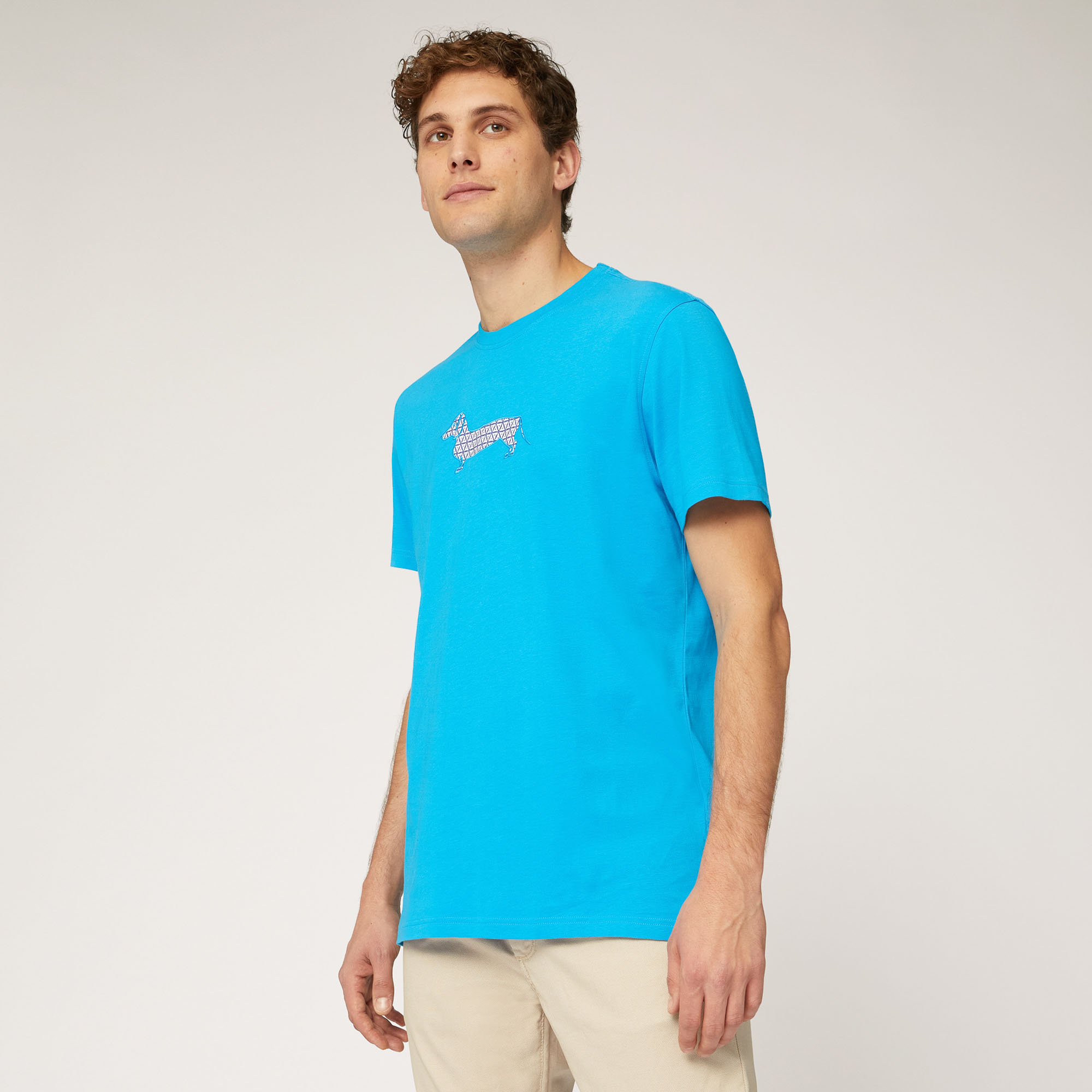 Printed Dachshund Maxi T-Shirt