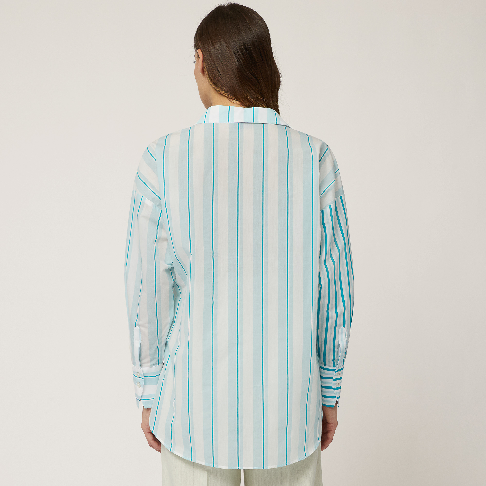 Striped Asymmetrical Shirt