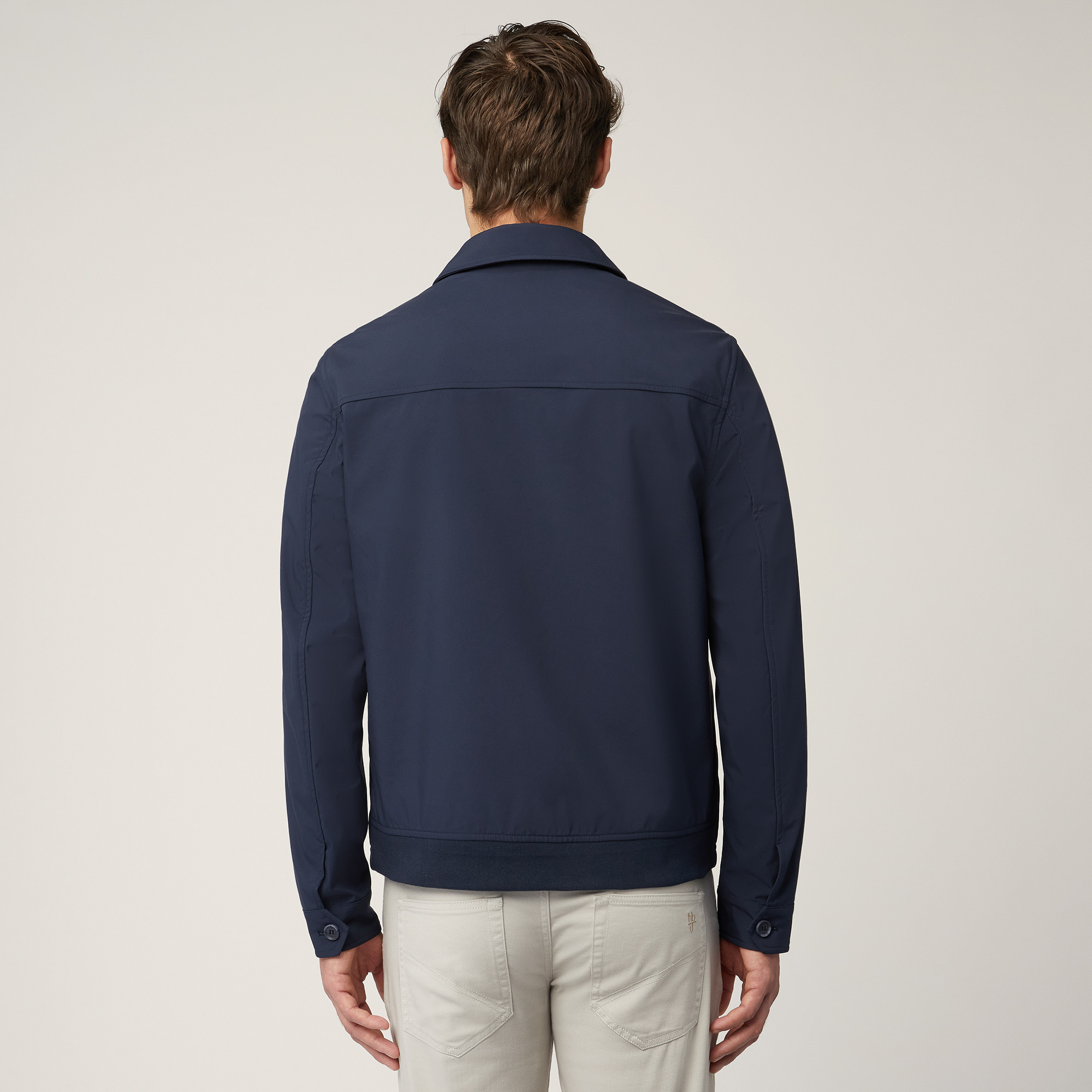 Soft Shell Jacket With Pockets, Dark Blue, large image number 1