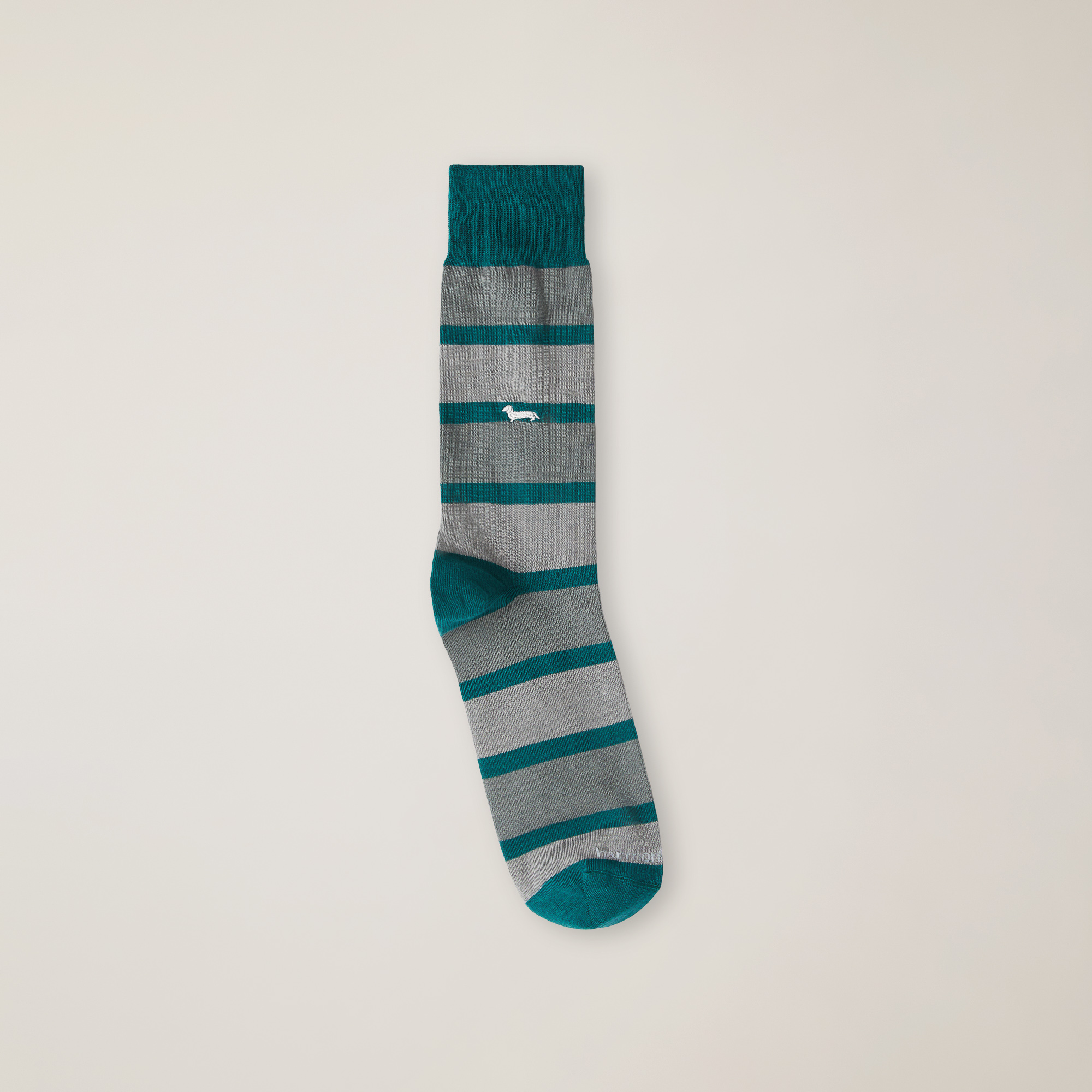 Short Striped Socks, Blu, large image number 0