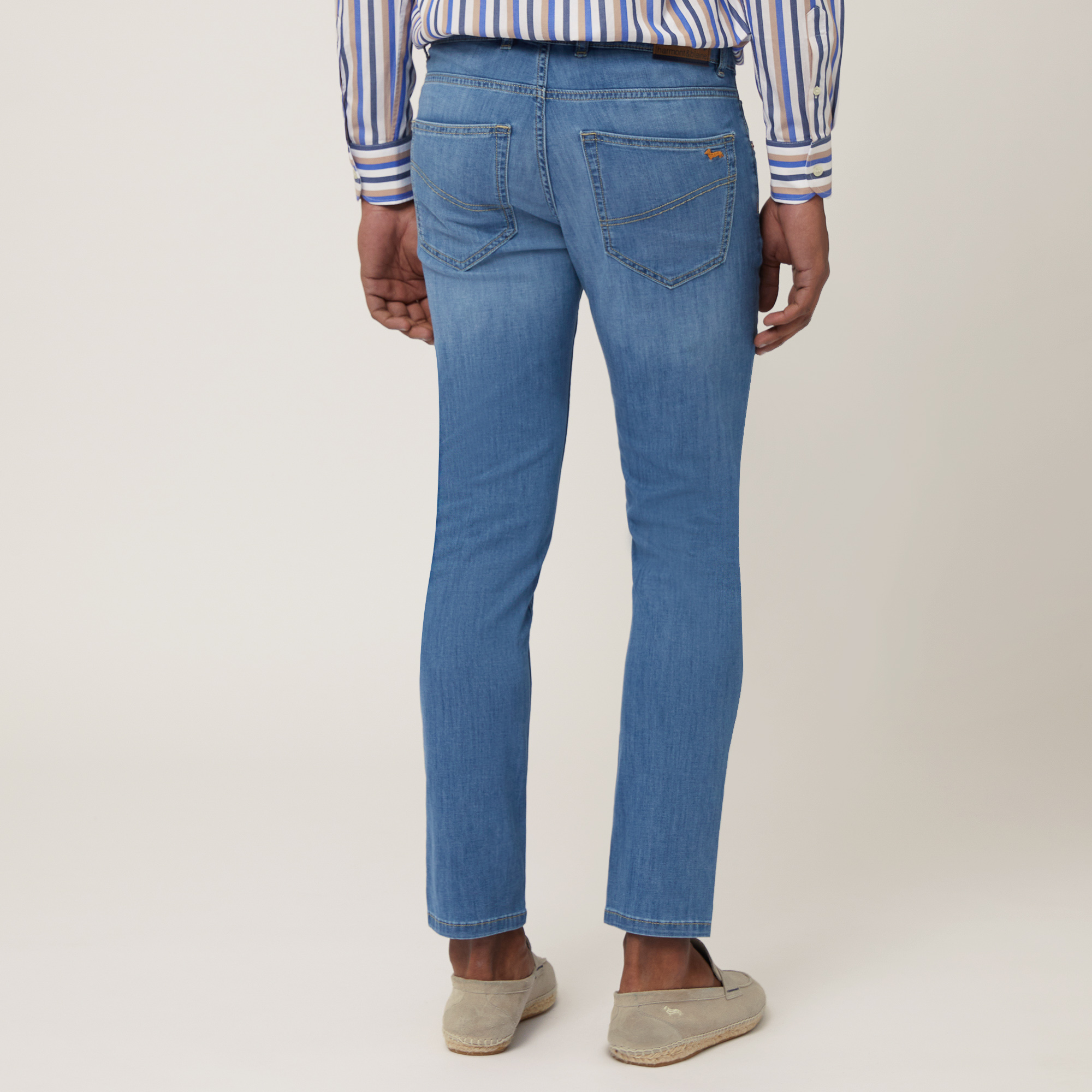 Five-Pocket Stretch Jeans
