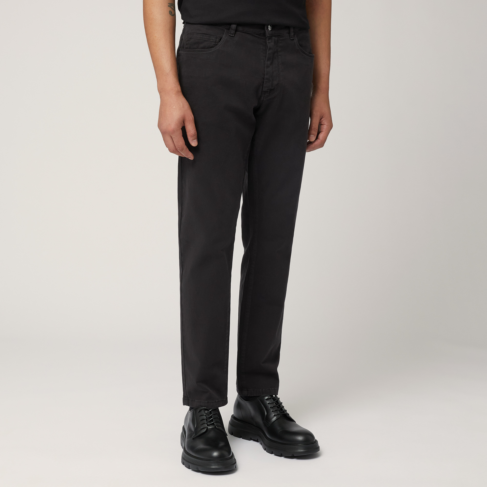 Relaxed Fit Pants, Nero, large image number 0