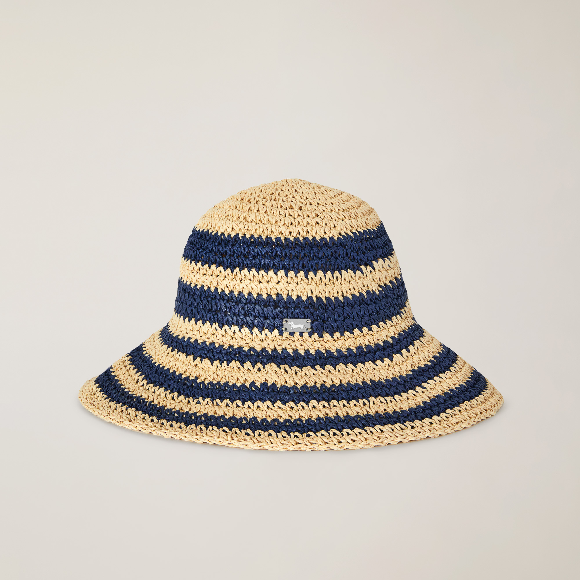 Striped Cloche Hat