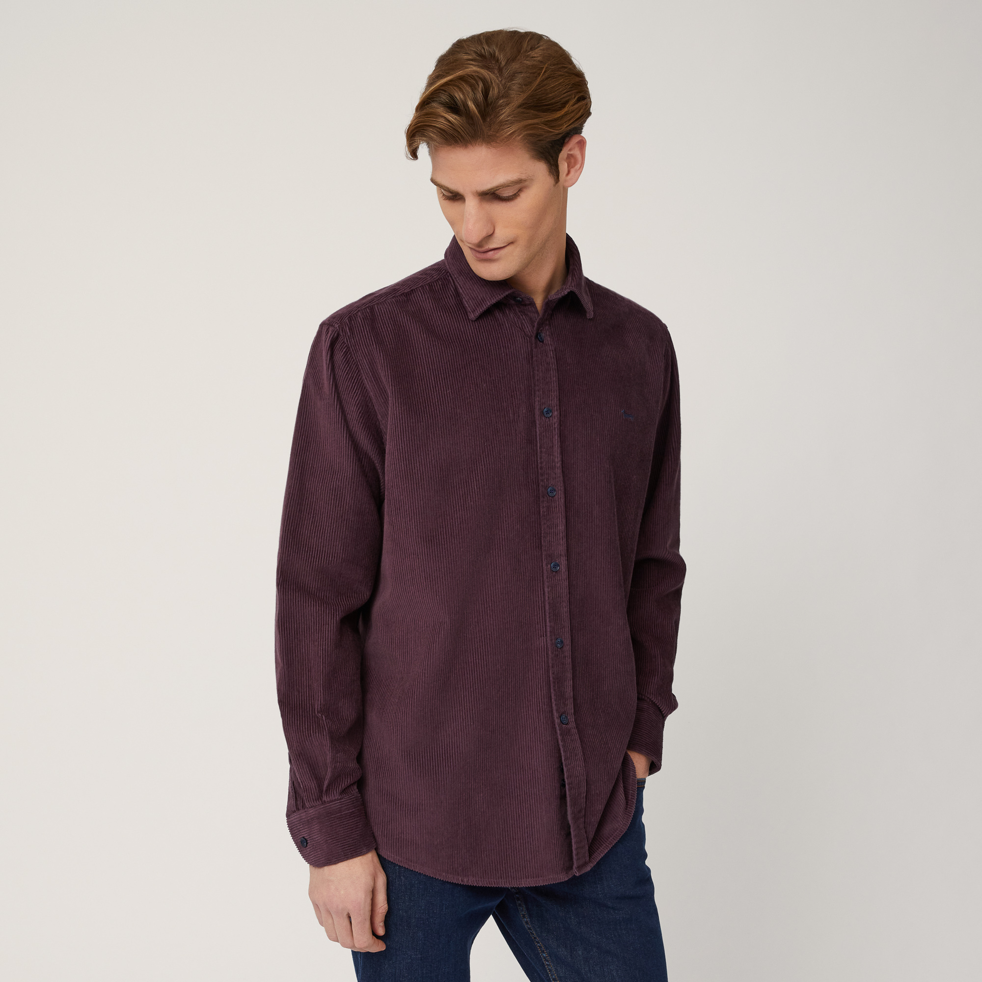 Velvet Shirt, Plum, large image number 0