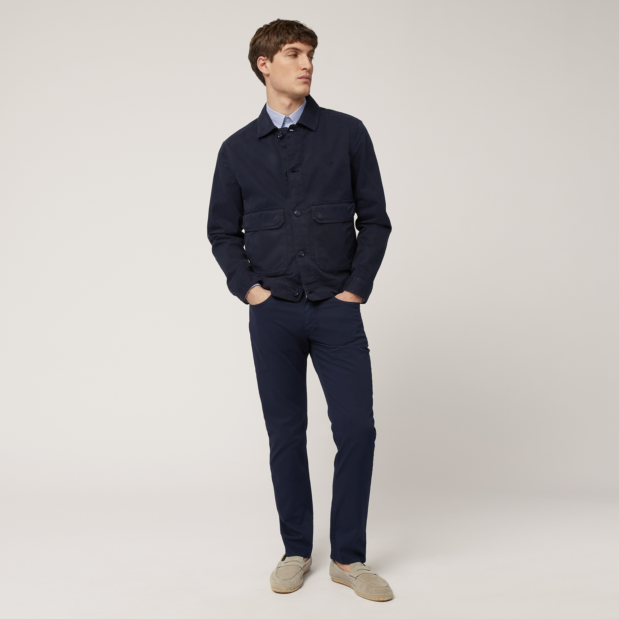 Overshirt In Cavalry, Blu Navy, large image number 3