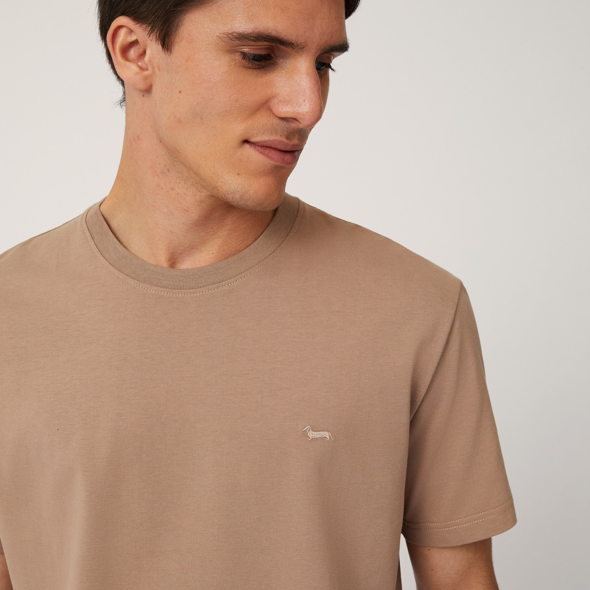 Relaxed Fit T-Shirt with Logo, Beige, large image number 2