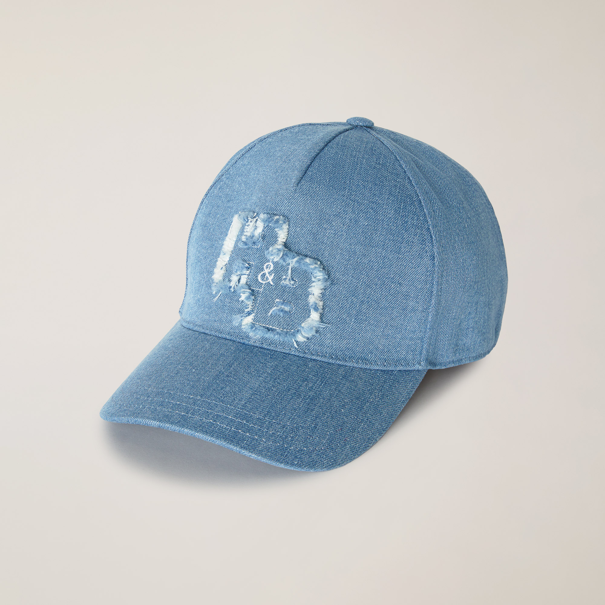 Cappello Da Baseball In Denim, Blu Denim, large image number 0