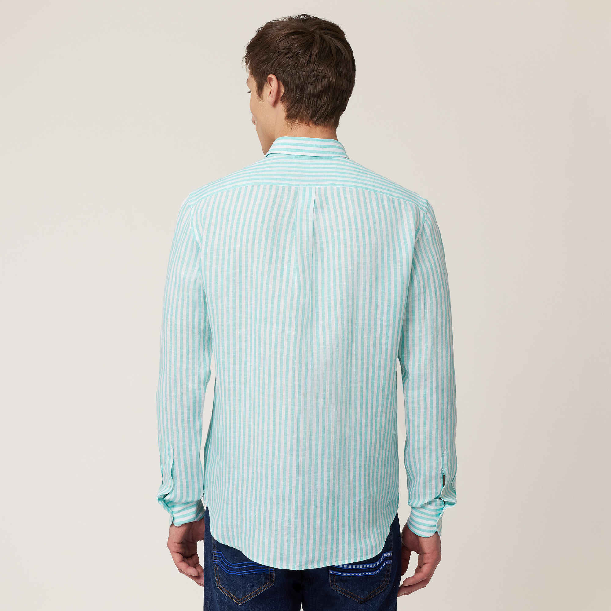 Sorbet Shirt with Dachshund, Turquoise, large image number 1