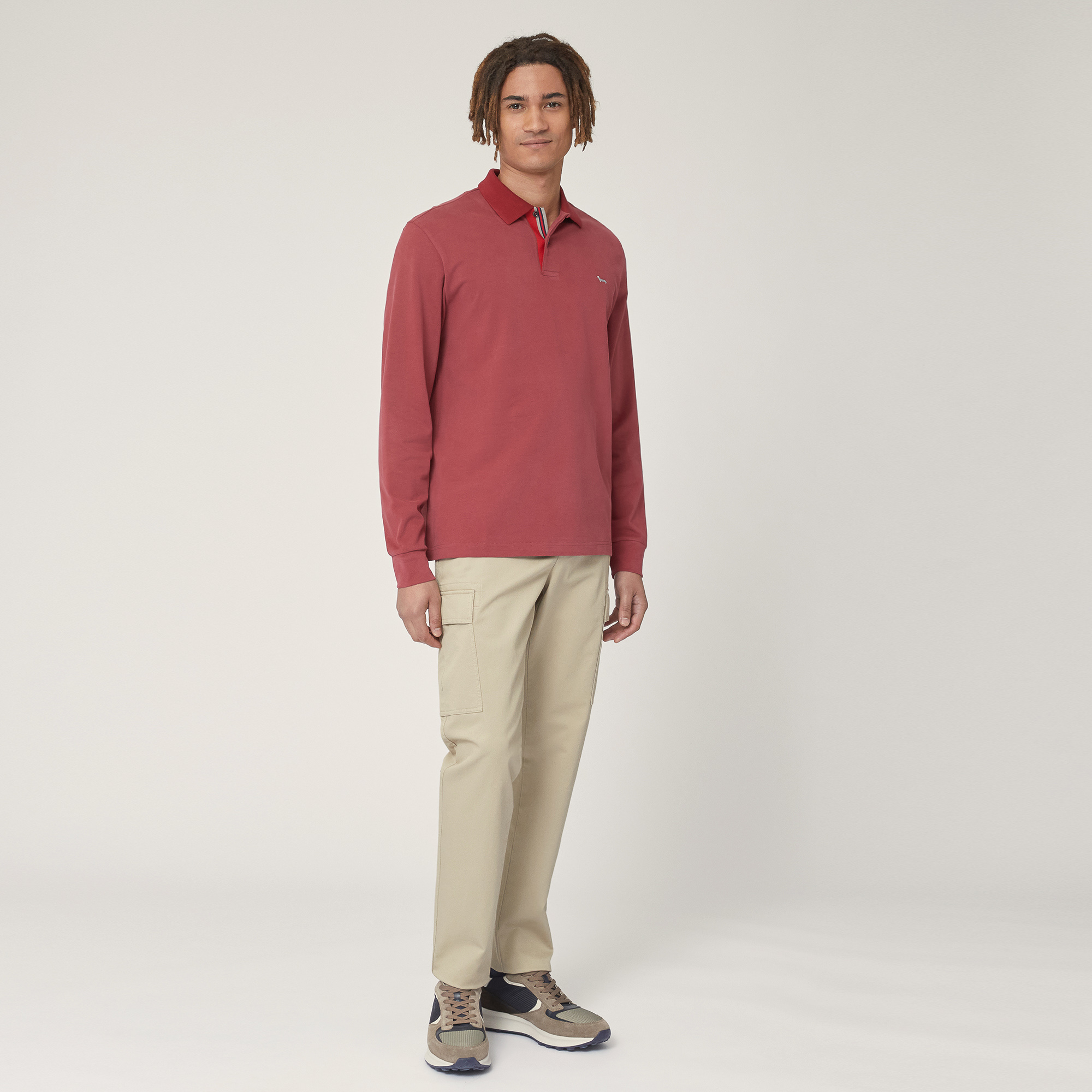 Polo with Printed Detail, Red , large image number 3