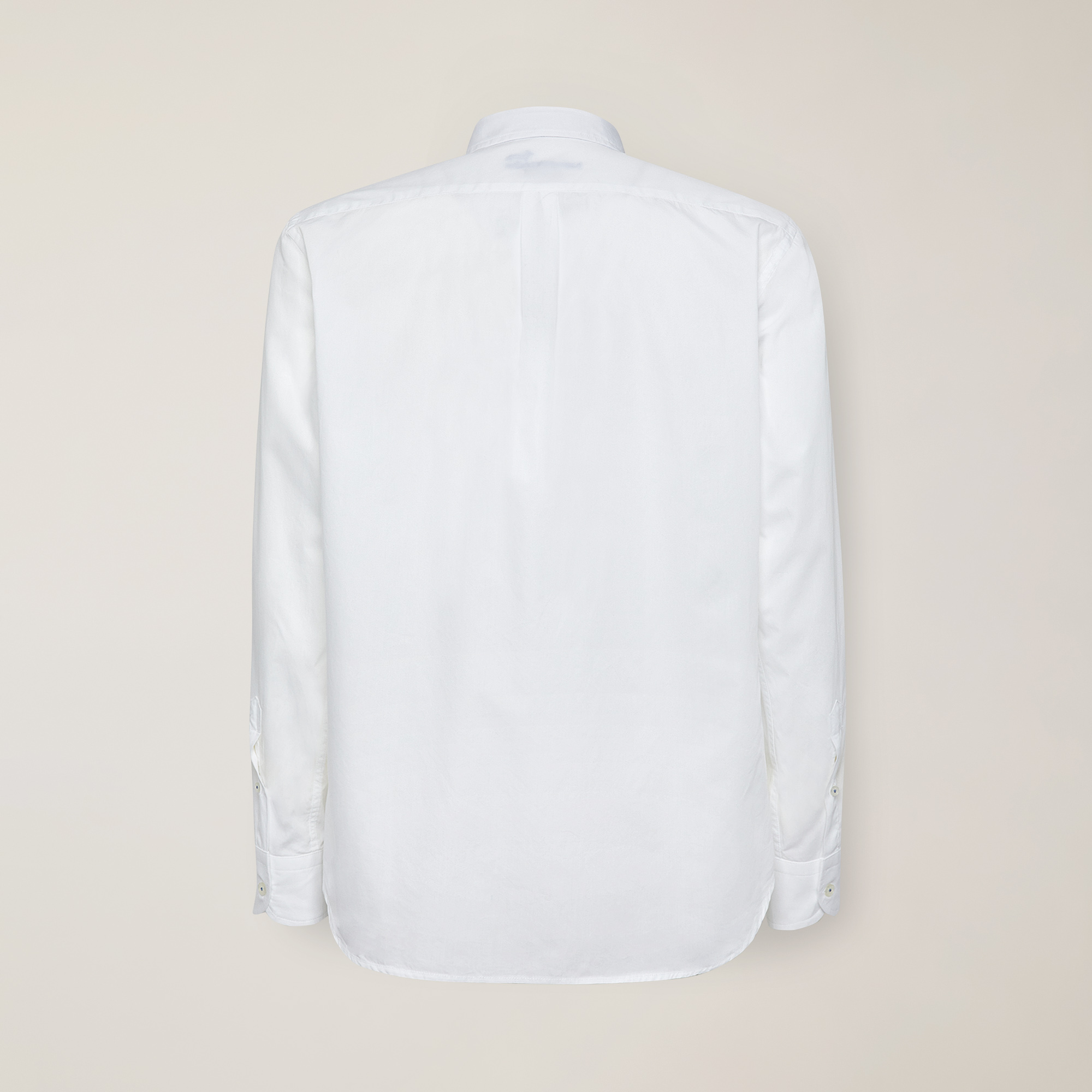 Cotton Shirt with Contrasting Details