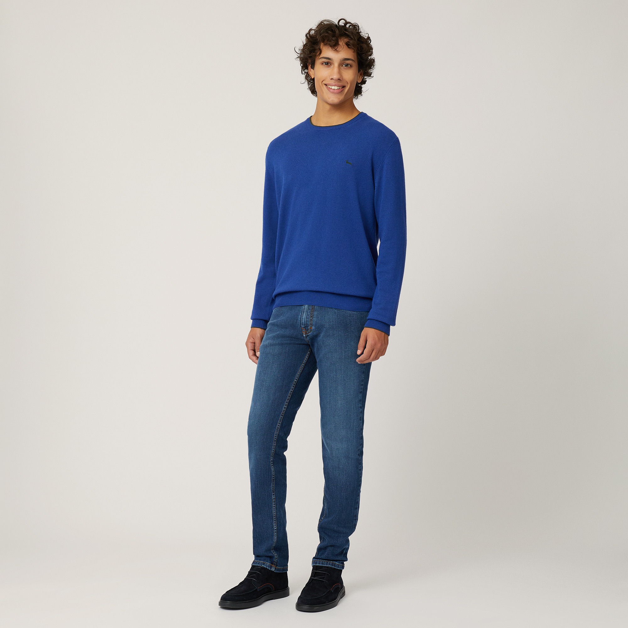 Pullover with Striped Details, Light Blue, large image number 3