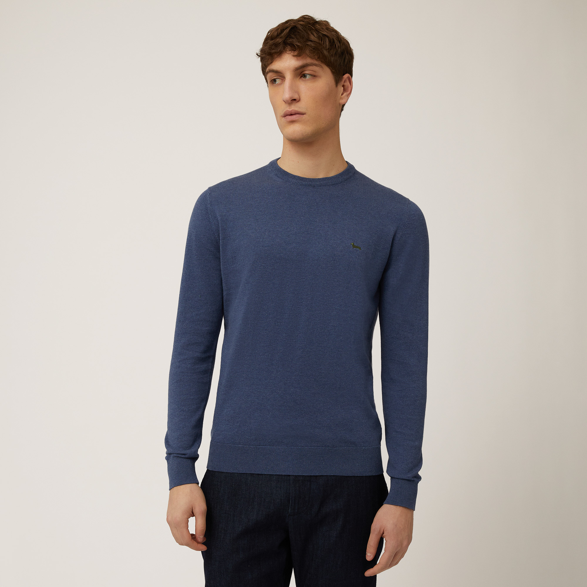 Pullover In Cotone E Cashmere