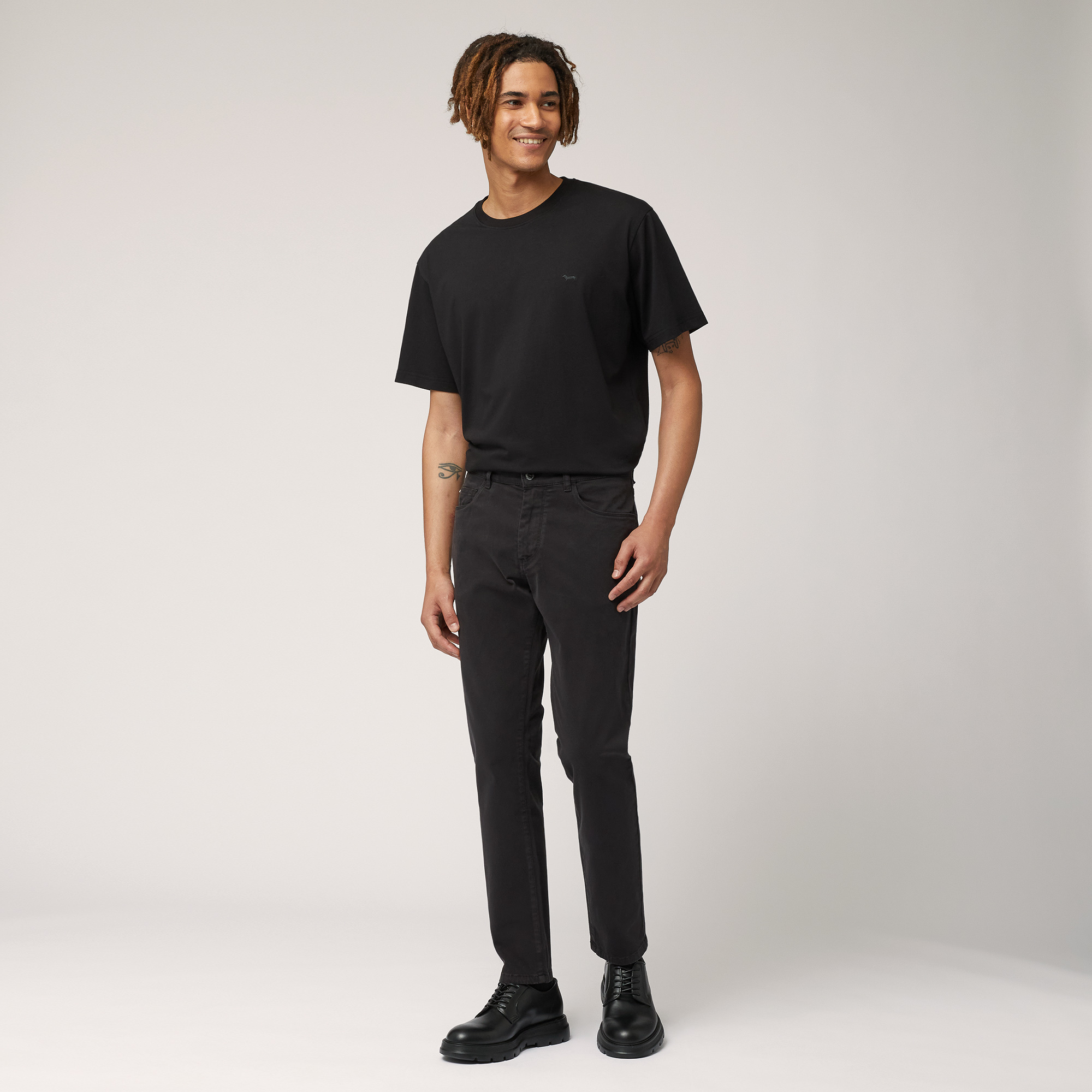 Relaxed Fit Pants, Nero, large image number 3