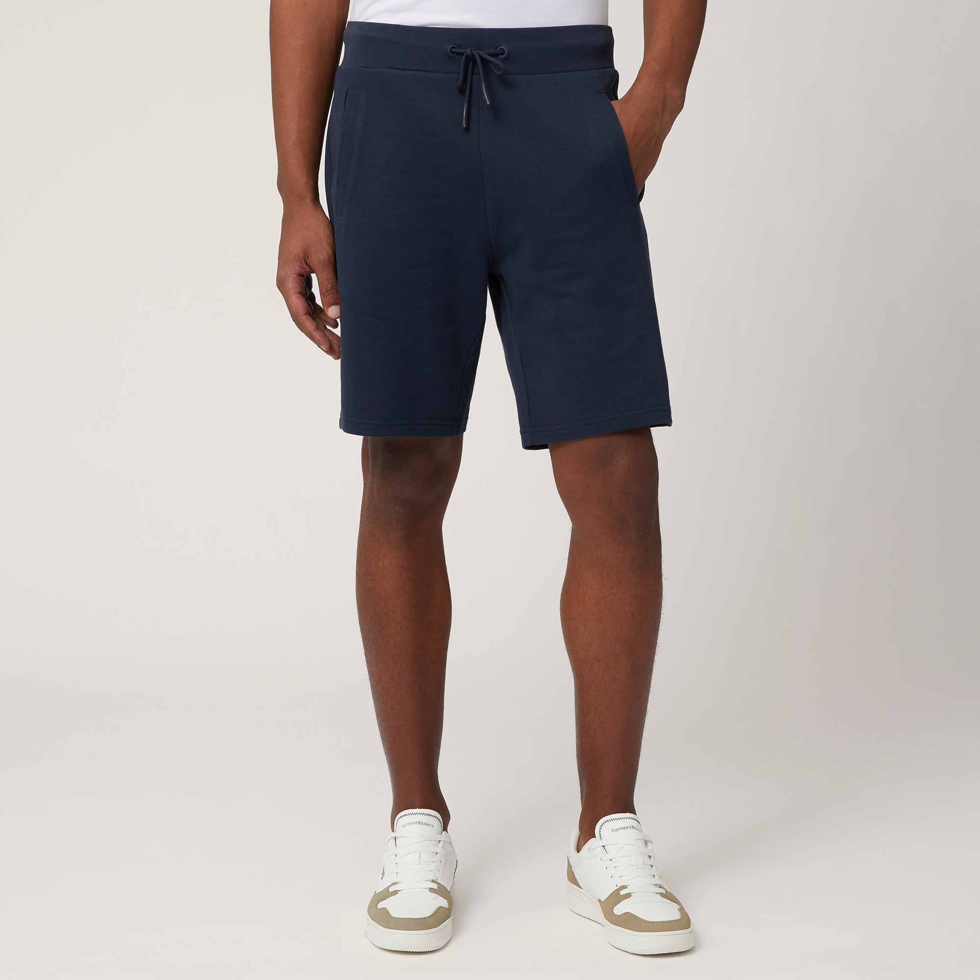 Cotton Sporty Bermuda Shorts