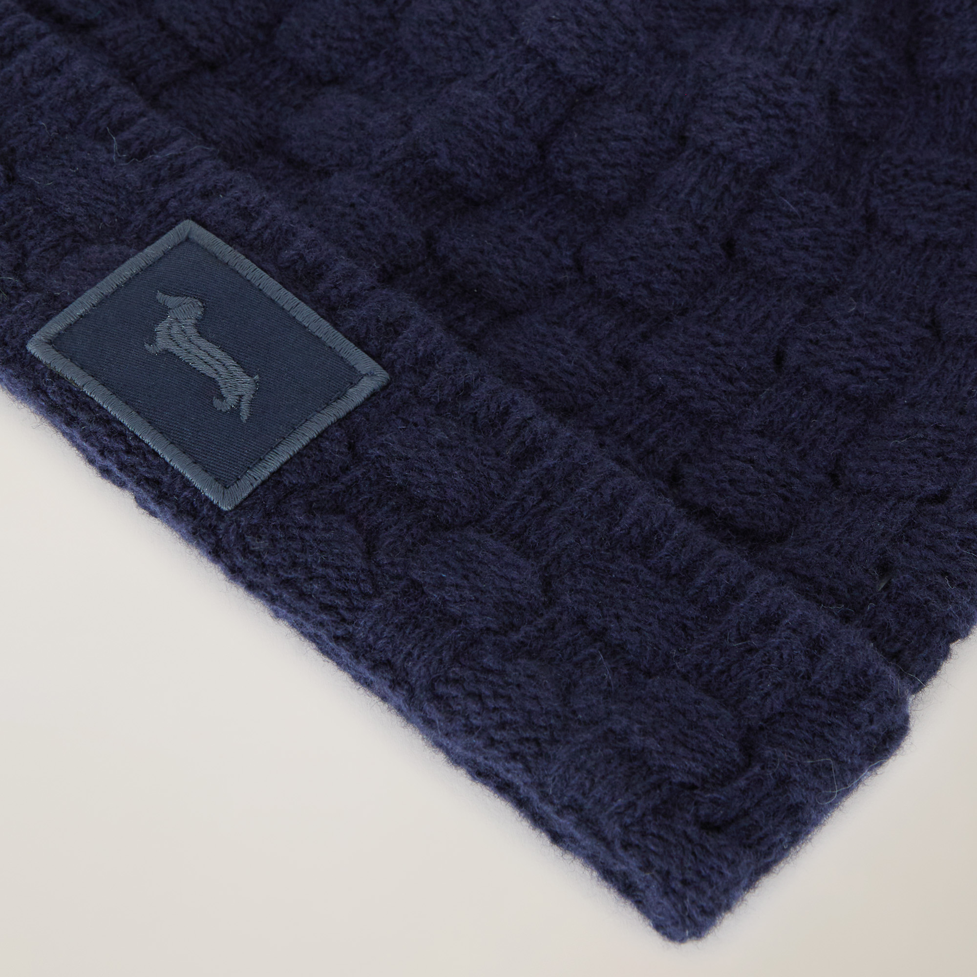 Beanie In Lana E Cashmere, Blu, large image number 1